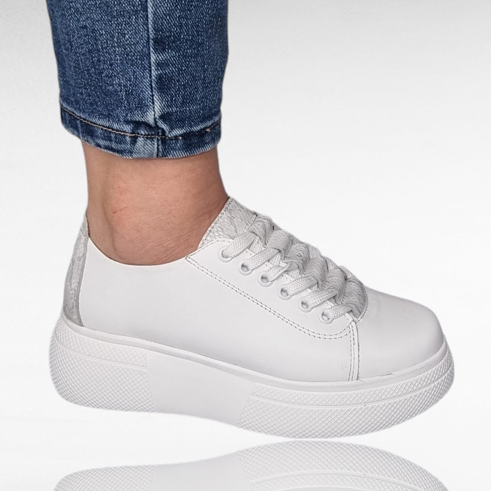 Pantofi Damă Casual Confort Din Piele 25221
