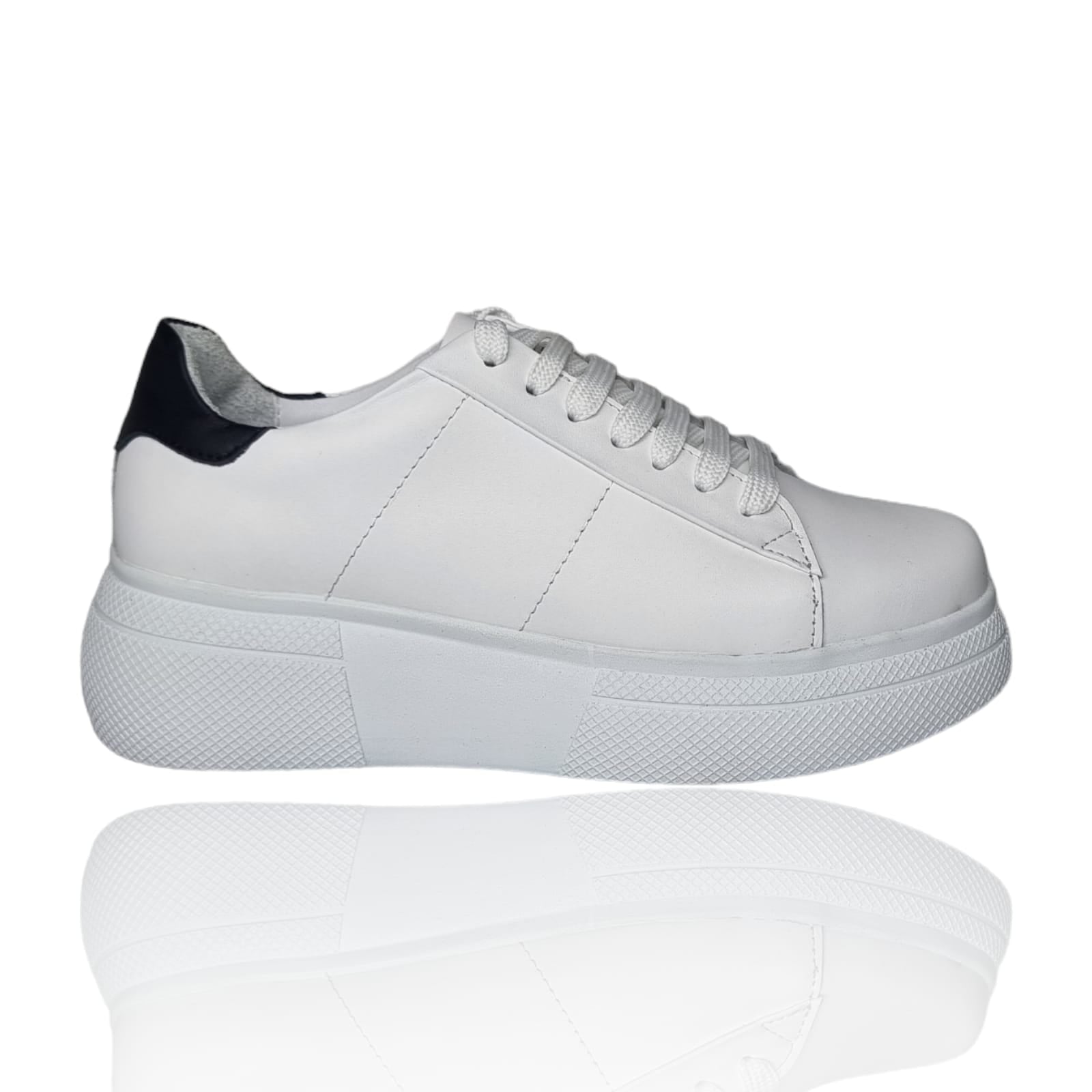 Pantofi Damă Casual Confort Din Piele Alb 25224