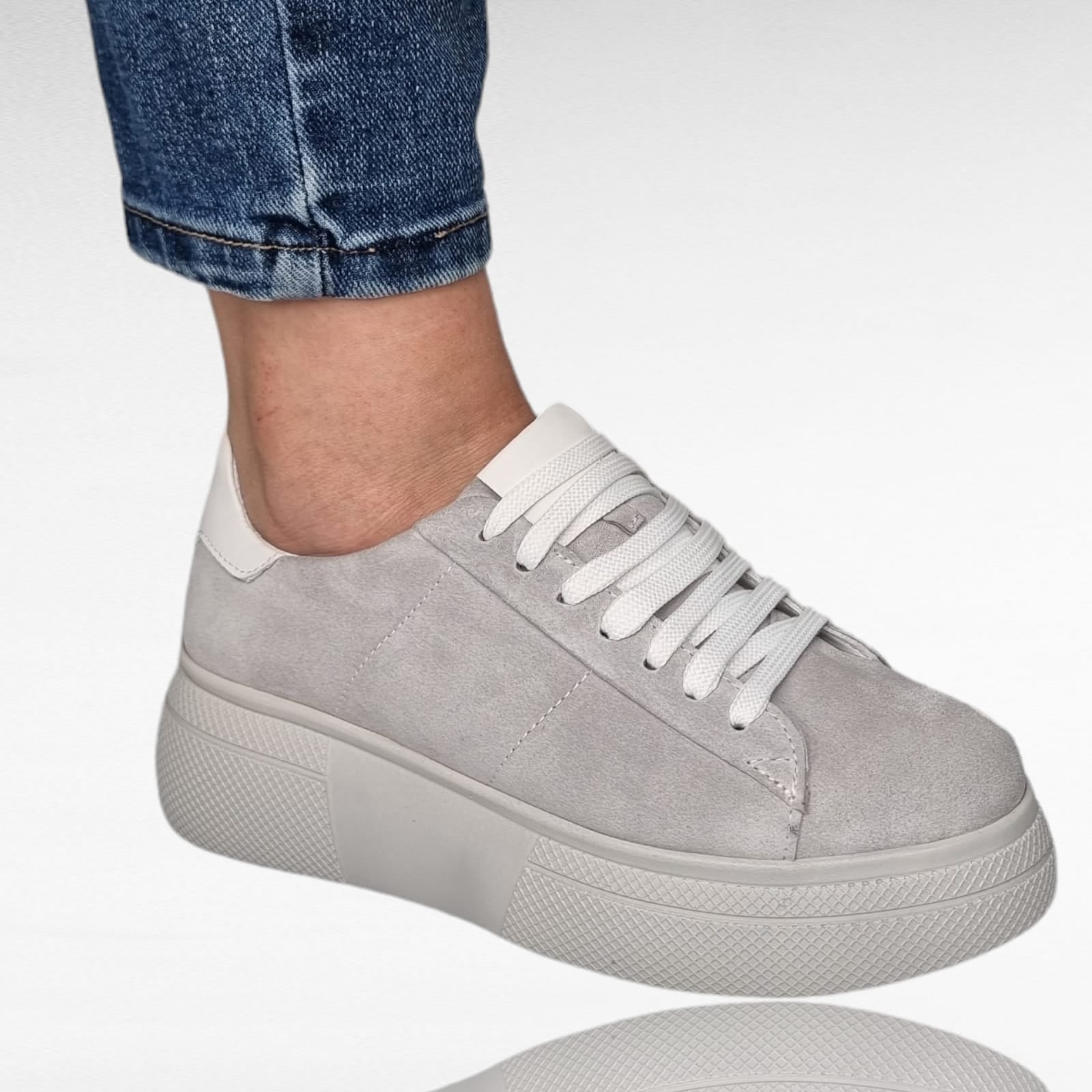 Pantofi Damă Casual Confort Din Piele 25225