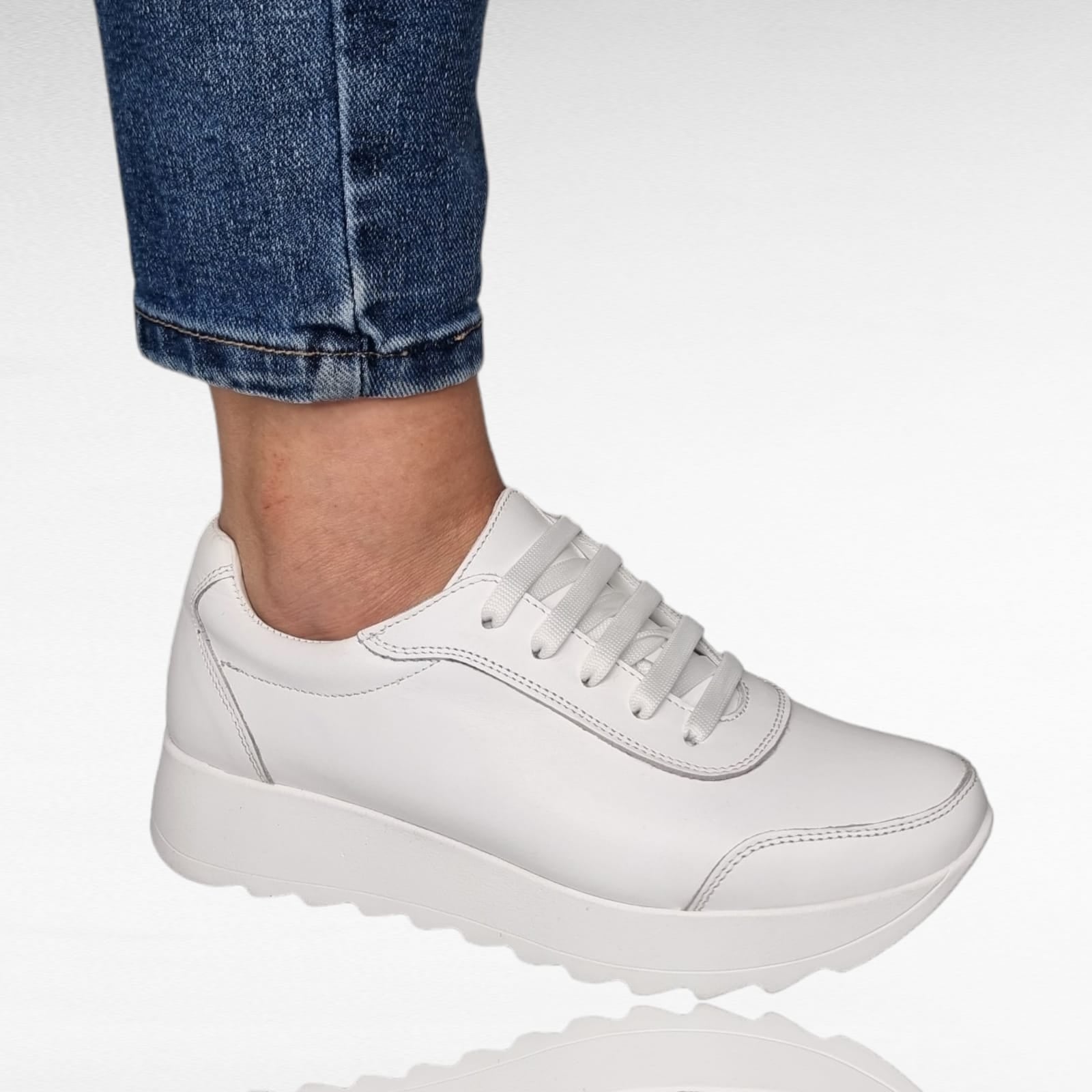 Pantofi Damă Casual Confort Din Piele 25226