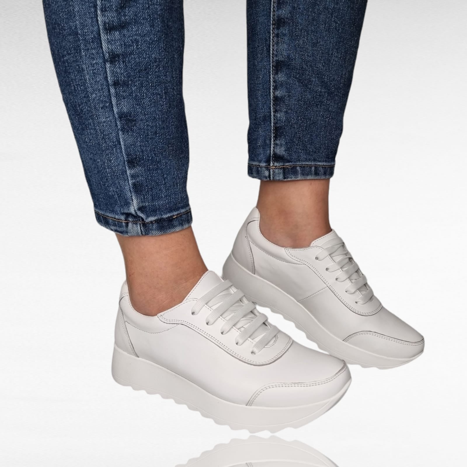 Pantofi Damă Casual Confort Din Piele 25226