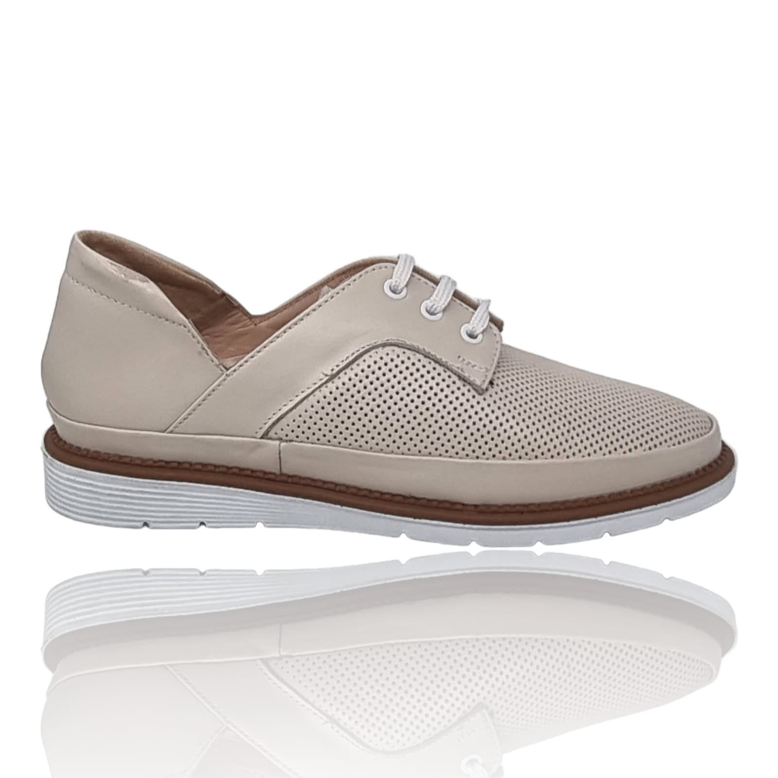 Pantofi Damă Casual Confort Din Piele 25240