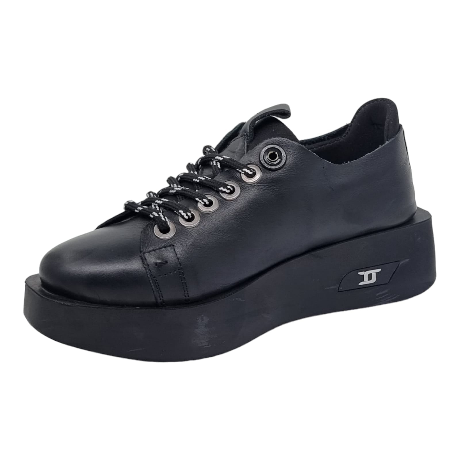 Pantofi Damă Casual Confort Din Piele Negru 25196