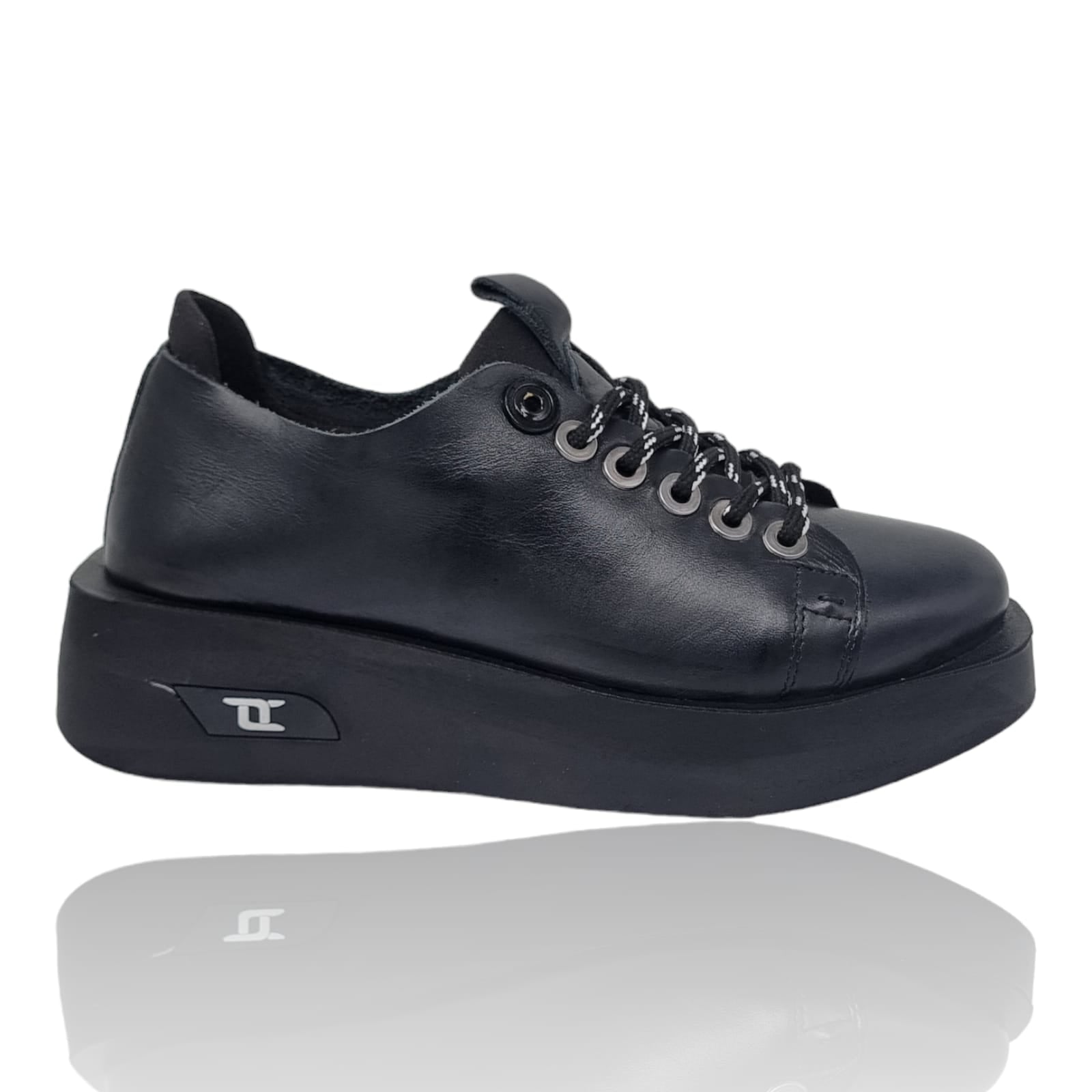 Pantofi Damă Casual Confort Din Piele Negru 25196
