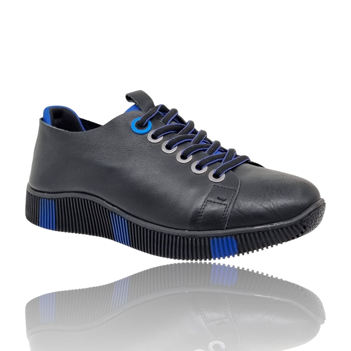 Pantofi Damă Casual Confort Din Piele Negru 25207