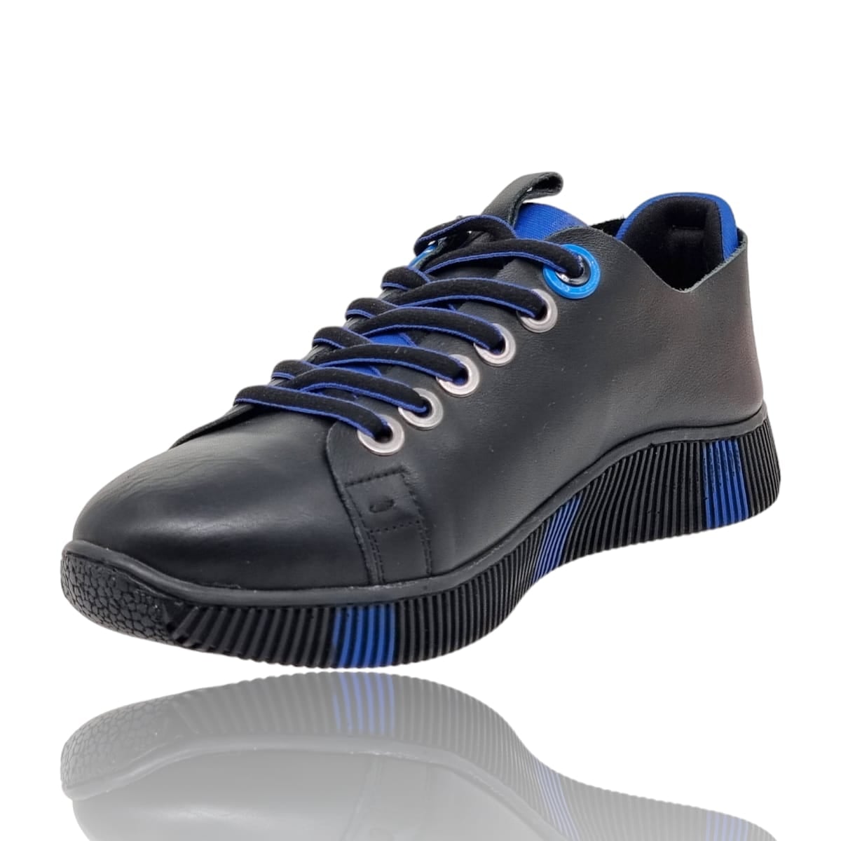 Pantofi Damă Casual Confort Din Piele Negru 25207