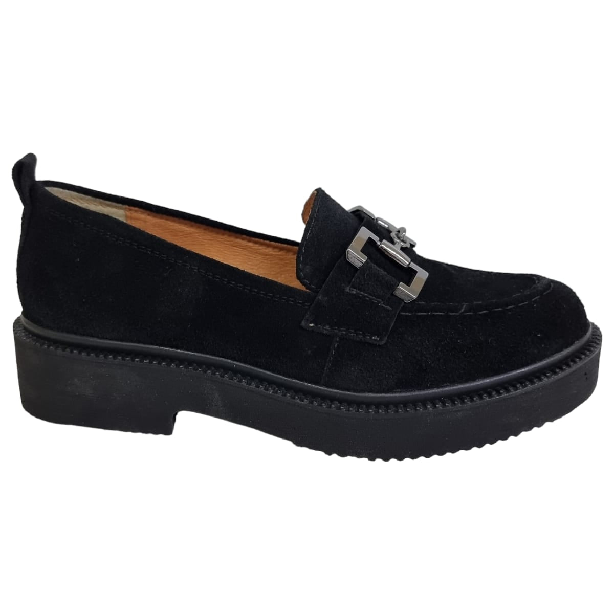 Pantofi Damă Casual Confort Din Piele Negru 25206