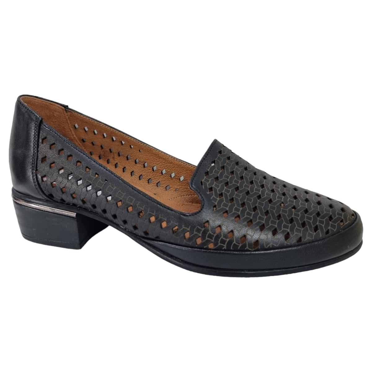 Pantofi Damă Casual Din Piele Naturală Negru 25413