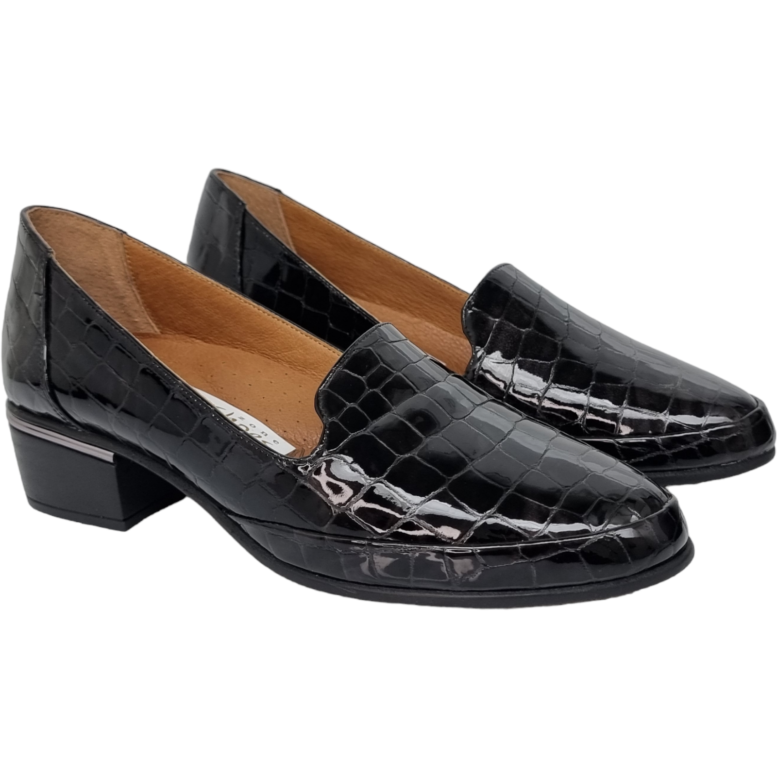 Pantofi Damă Casual Confort Din Piele Naturală Neagră 25108