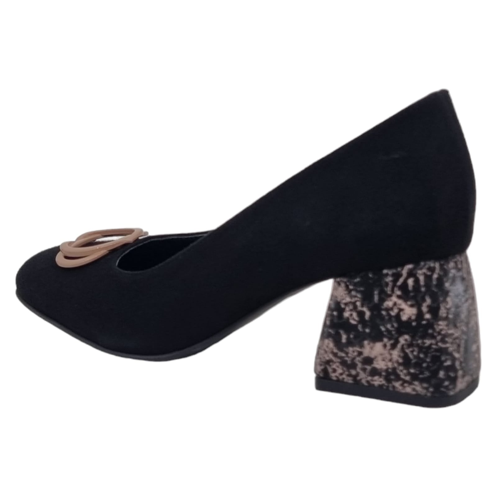 Pantofi Damă Eleganți Din Piele Naturală Negru Vel 20549