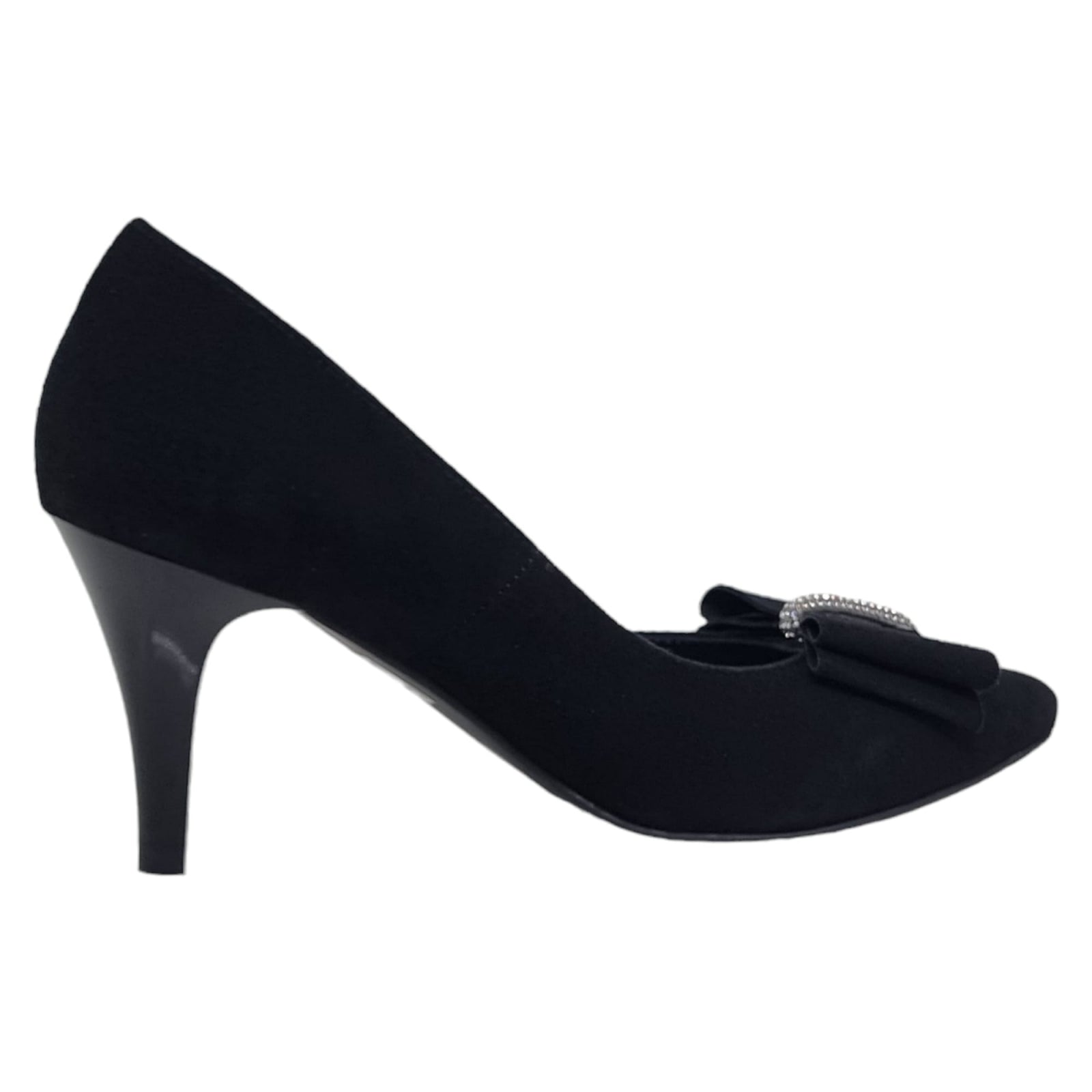 Pantofi Damă Eleganți Din Piele Naturală Negru Vel 20551
