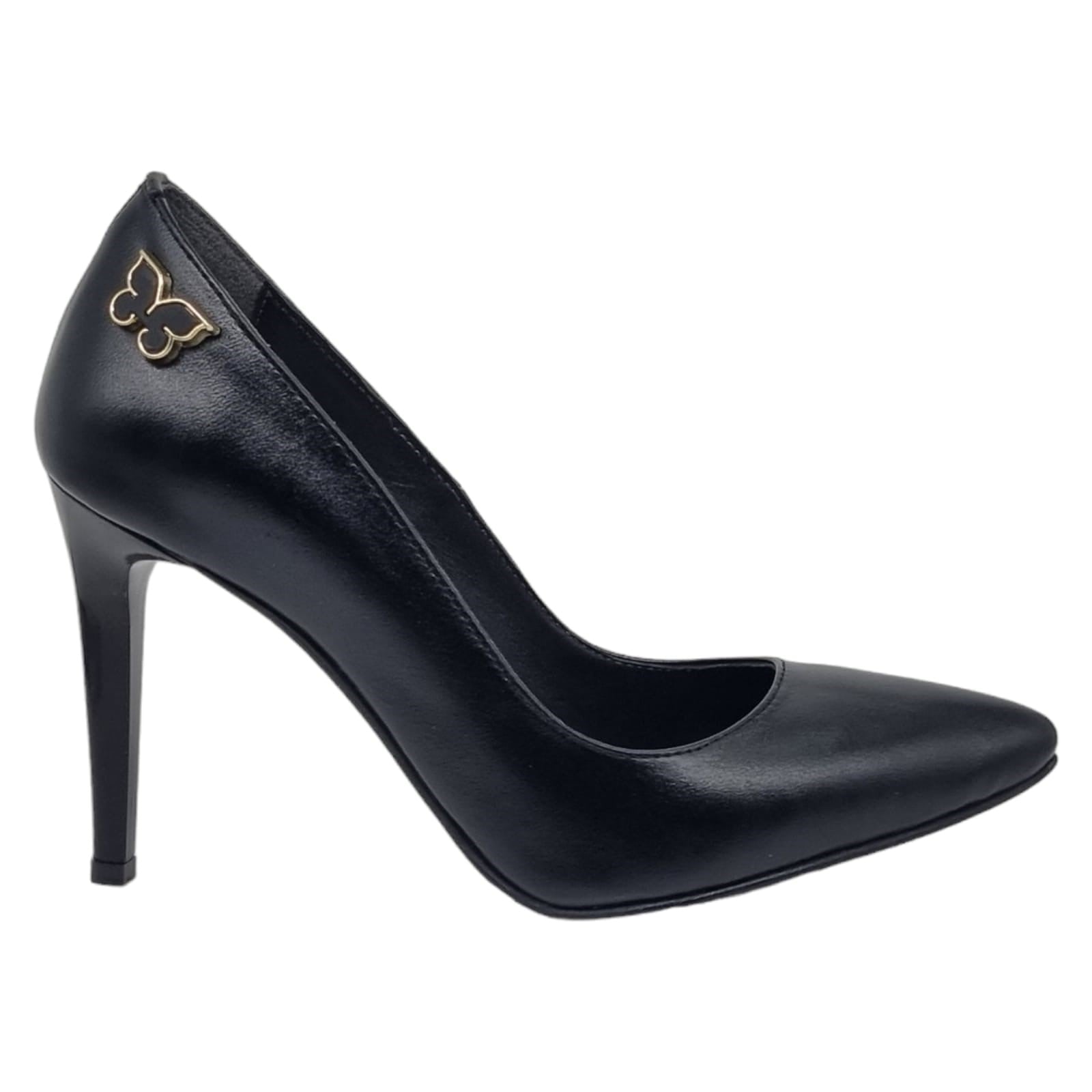 Pantofi Damă Eleganți Din Piele Naturală Negru 20554