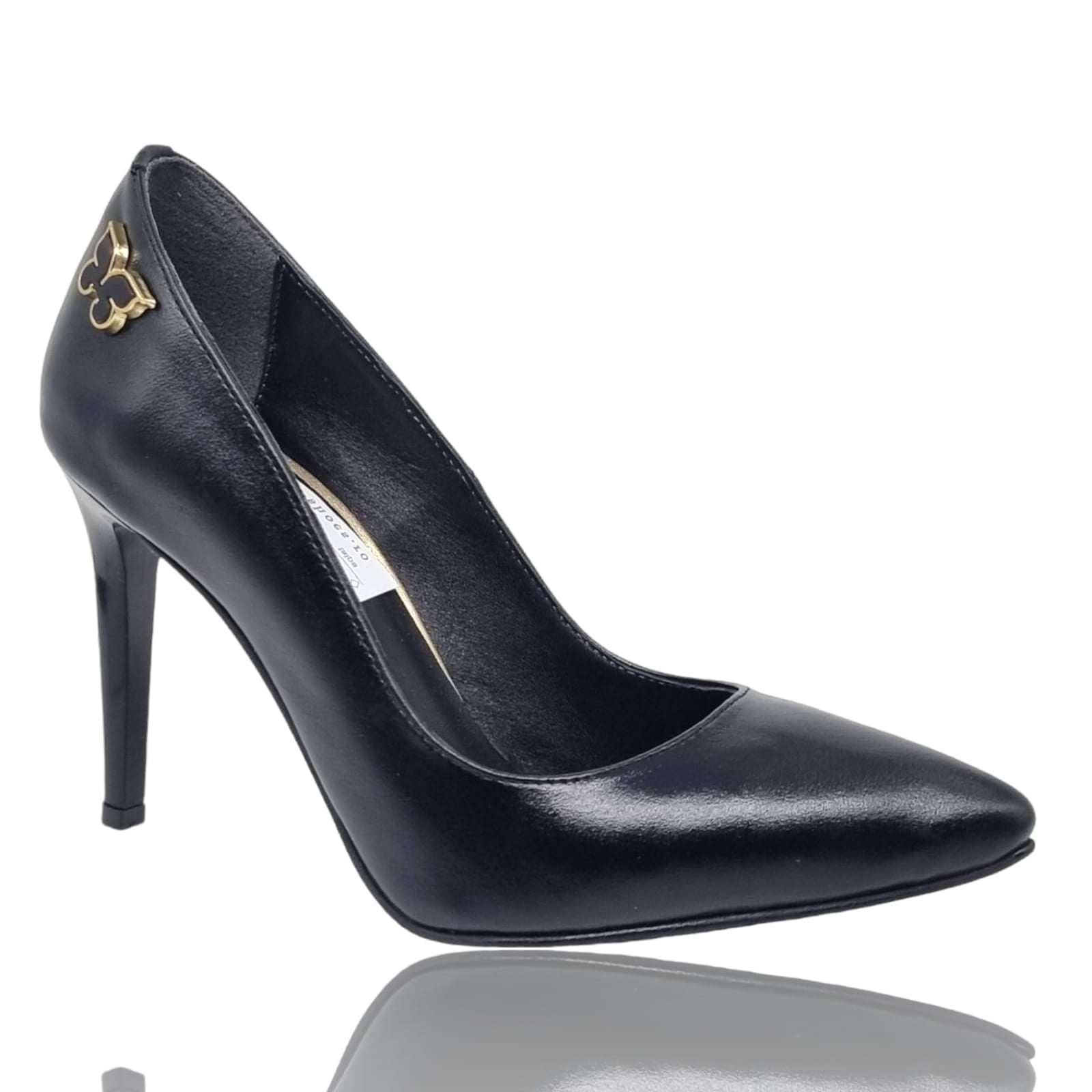Pantofi Damă Eleganți Din Piele Naturală Negru 20554