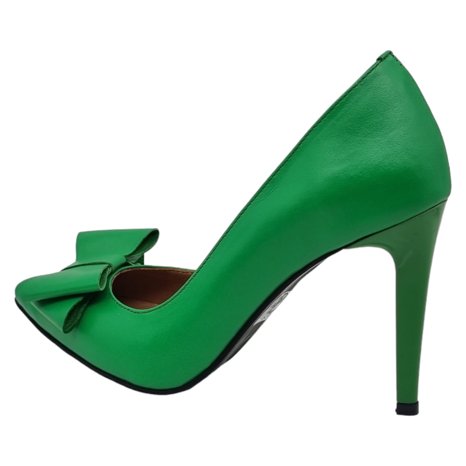 Pantofi Damă Eleganți Din Piele Naturală Verde 20556