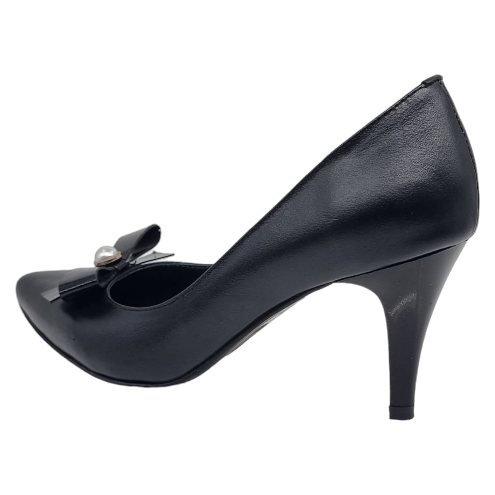 Pantofi Damă Eleganți Din Piele Naturală Negru 20561