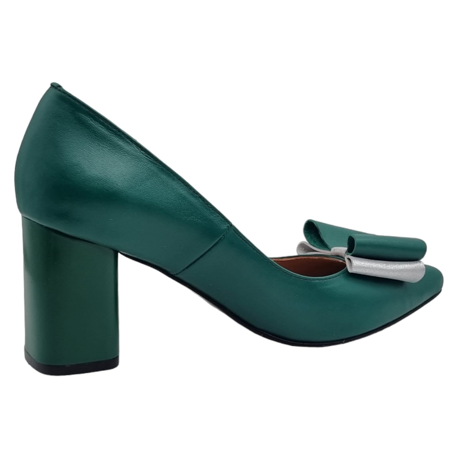 Pantofi Damă Eleganți Din Piele Naturală Verde 20572