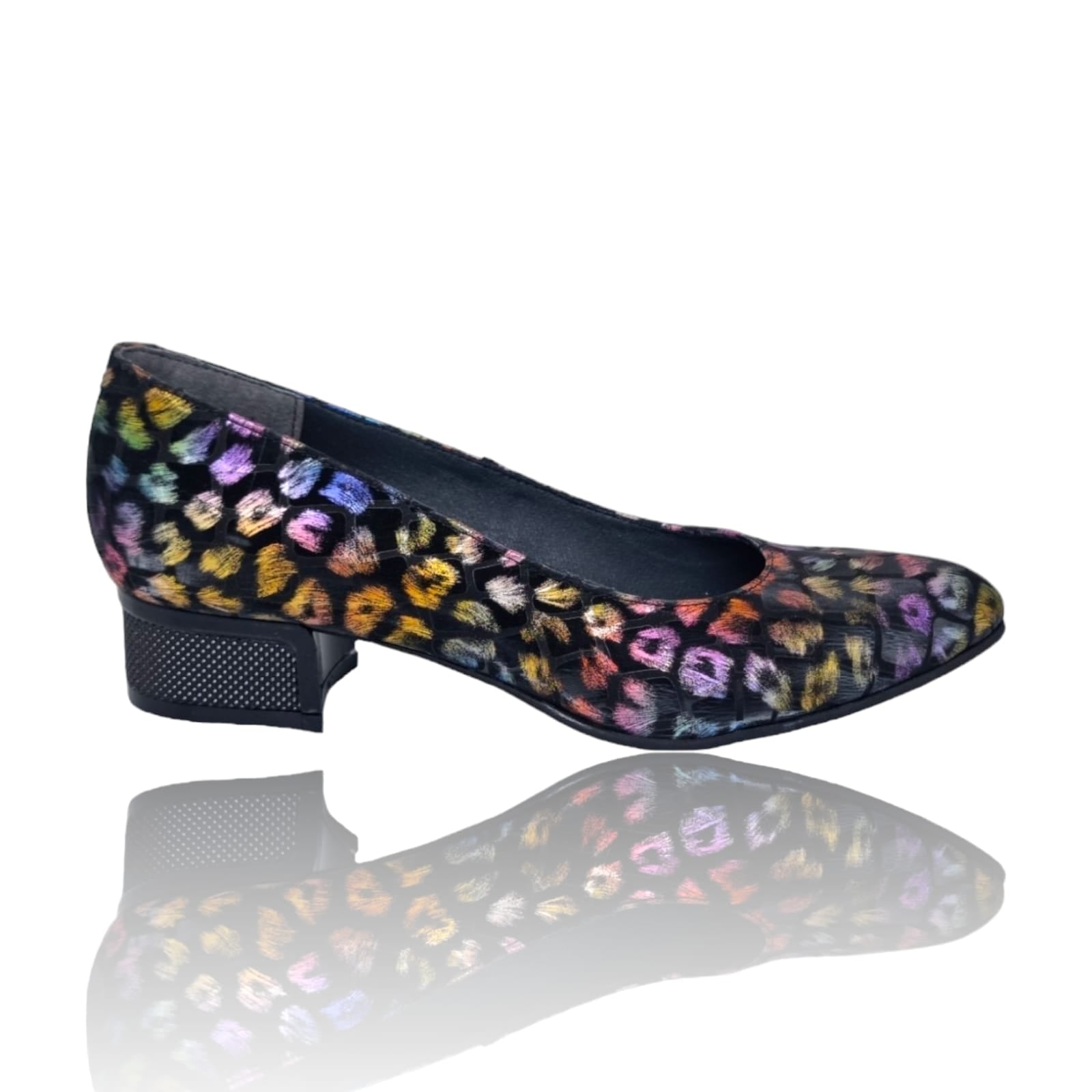 Pantofi Damă Eleganți Din Piele Naturală Neagră Color 20583