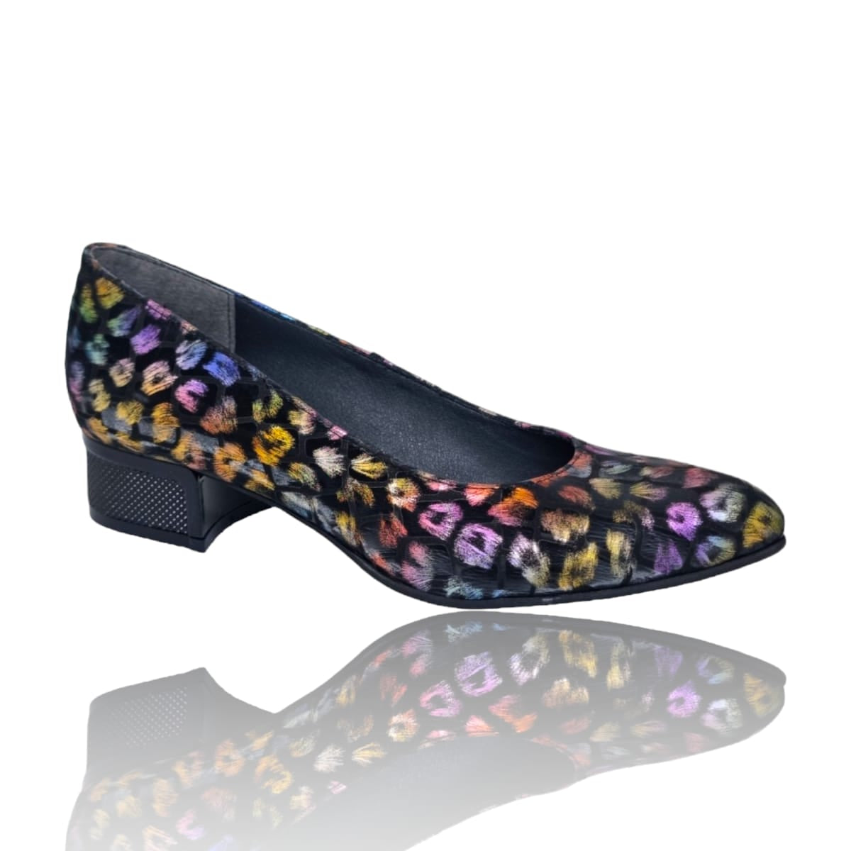 Pantofi Damă Eleganți Din Piele Naturală Neagră Color 20583
