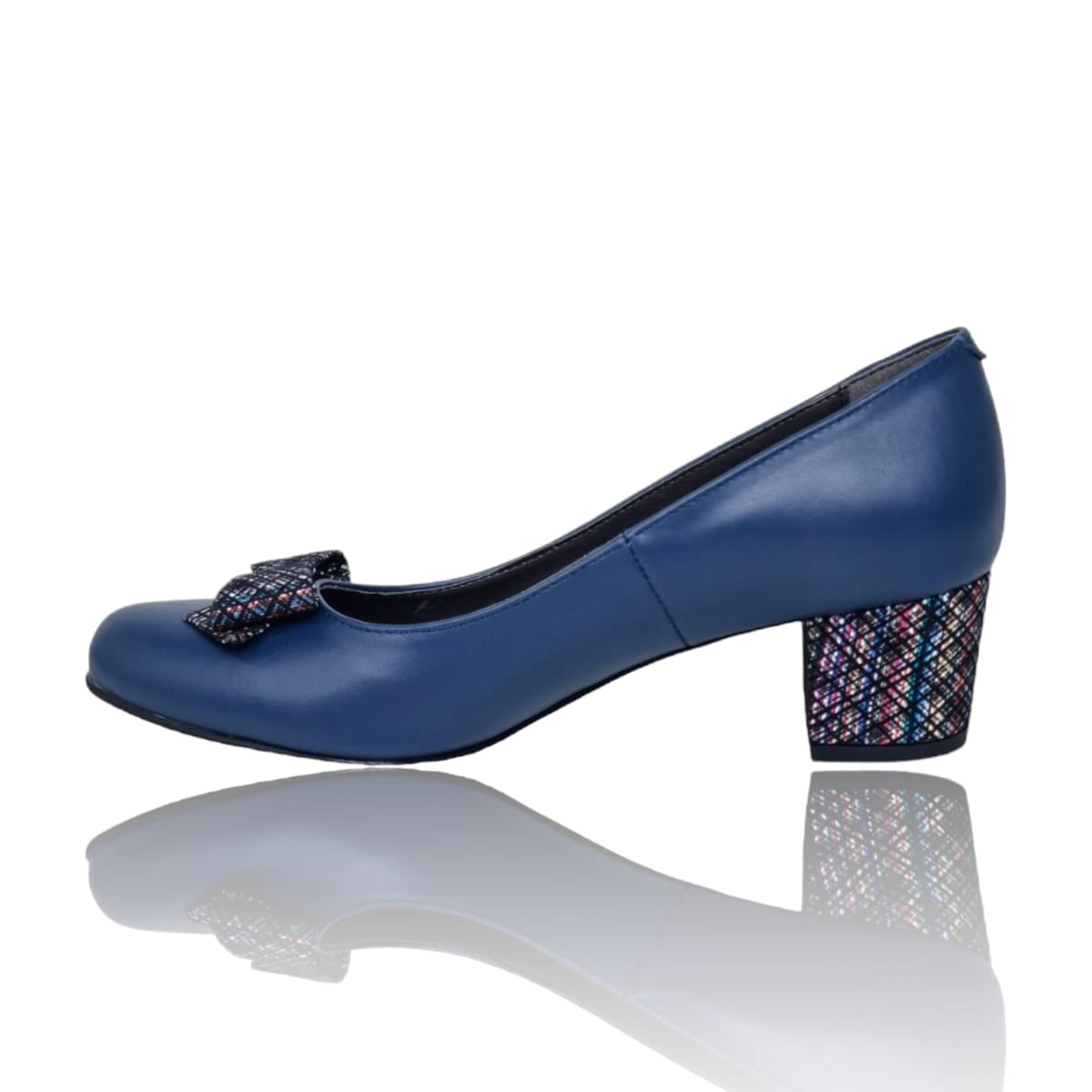Pantofi Damă Eleganți Din Piele Naturală Blue 20591