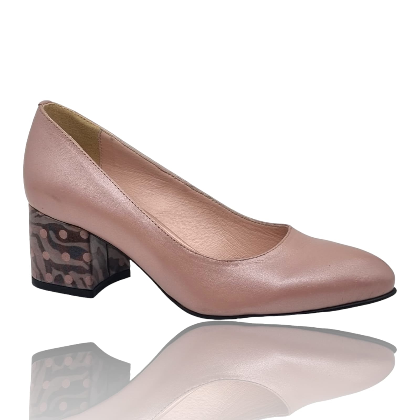 Pantofi Damă Eleganți Din Piele Naturală Capucino 20601