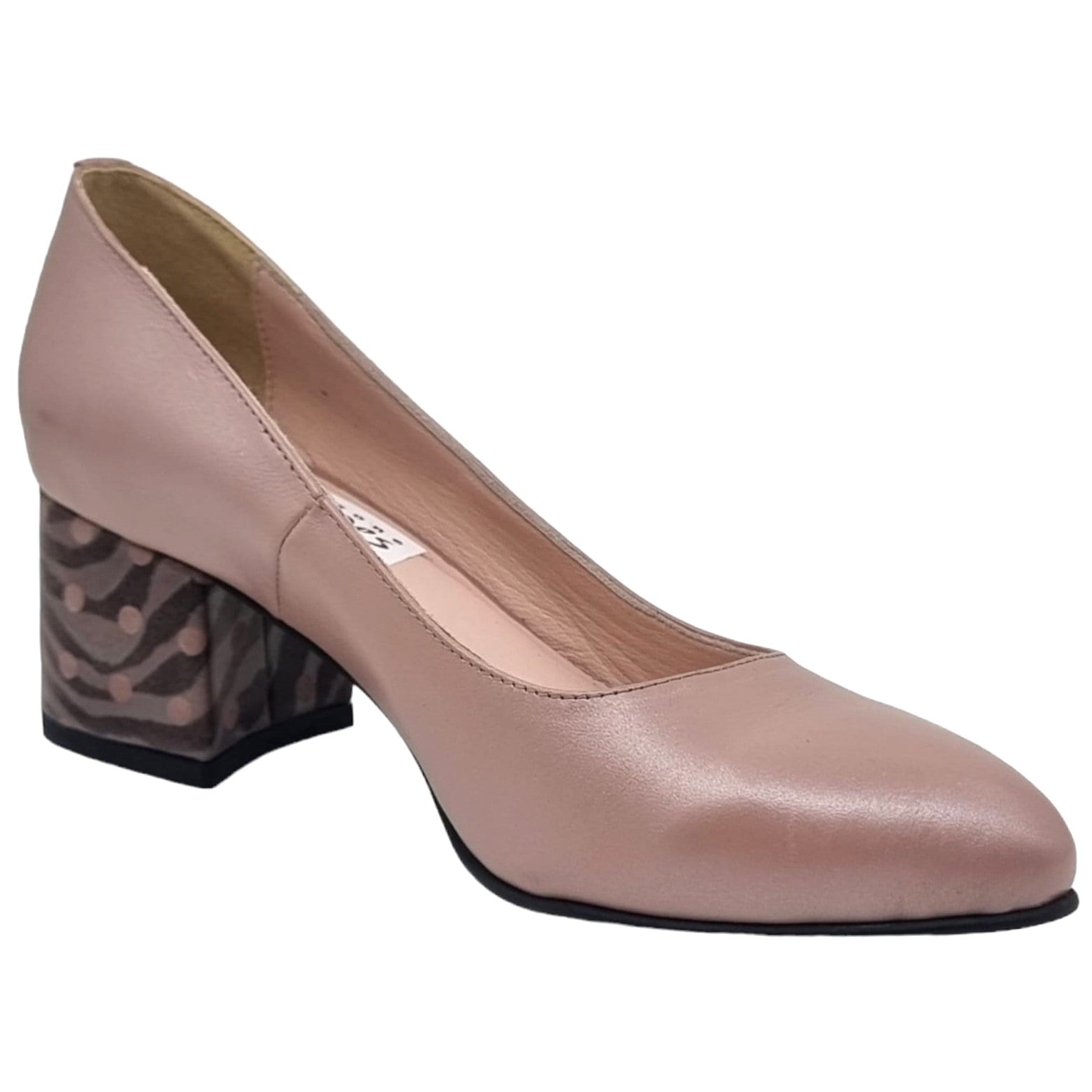 Pantofi Damă Eleganți Din Piele Naturală Capucino 20601