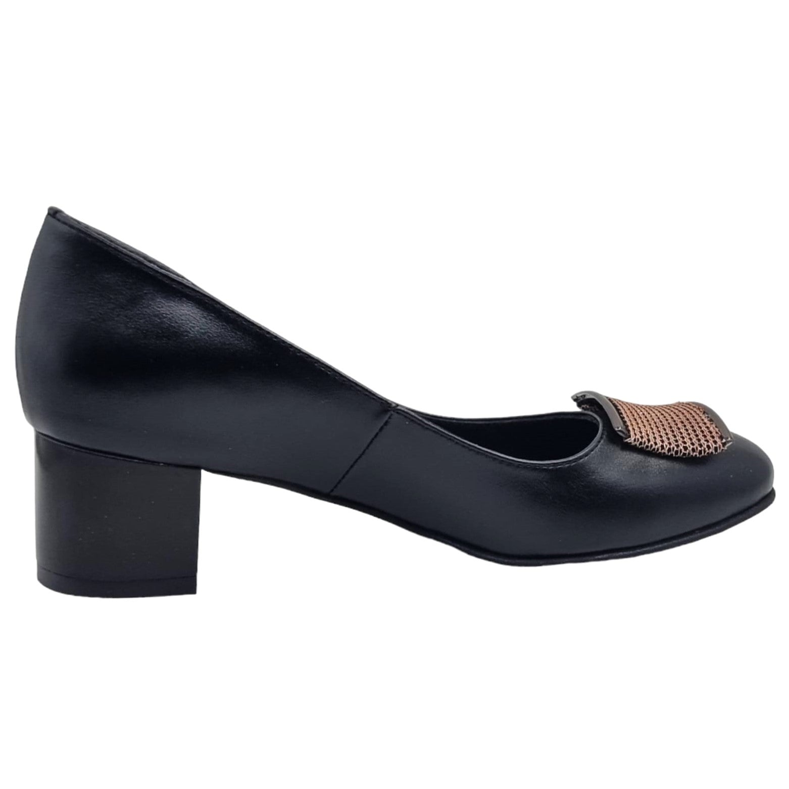 Pantofi Damă Eleganți Din Piele Naturală Neagră 20605