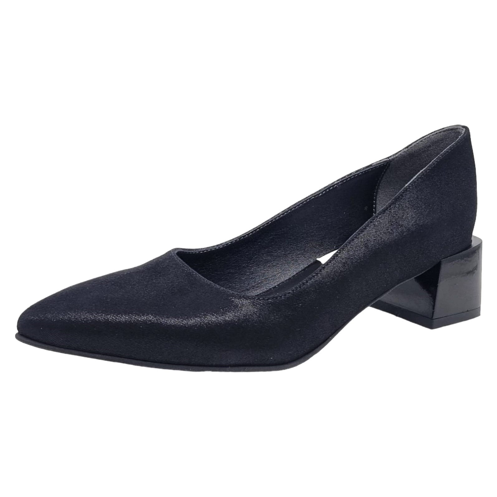 Pantofi Damă Eleganți Din Piele Naturală Neagră 20612