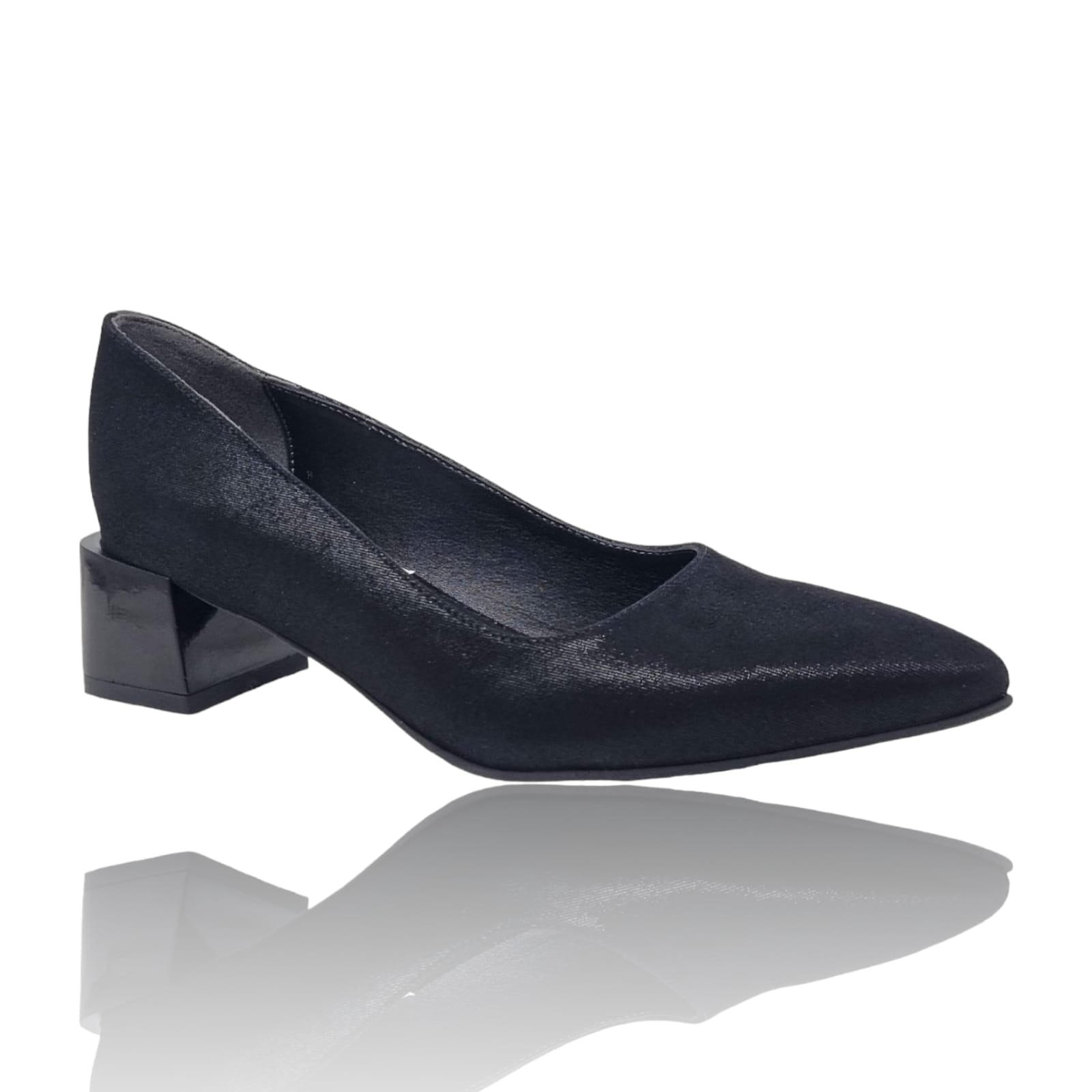 Pantofi Damă Eleganți Din Piele Naturală Neagră 20612