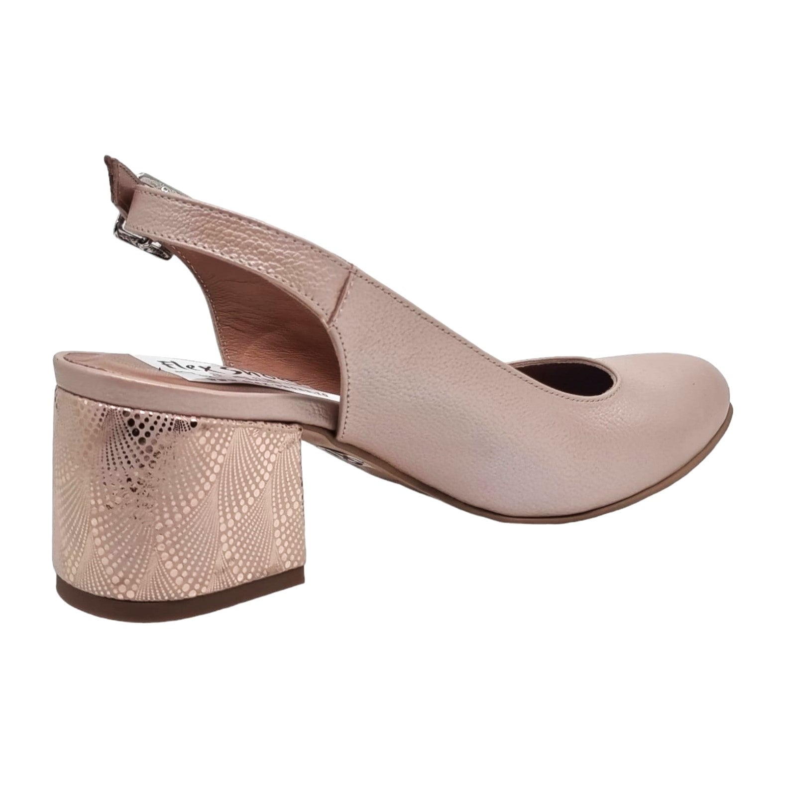 Pantofi Damă Eleganți Din Piele Naturală Nude Sid Au 20454