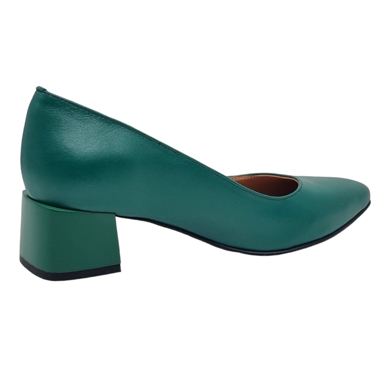 Pantofi Damă Eleganți Din Piele Naturală Verde 20625