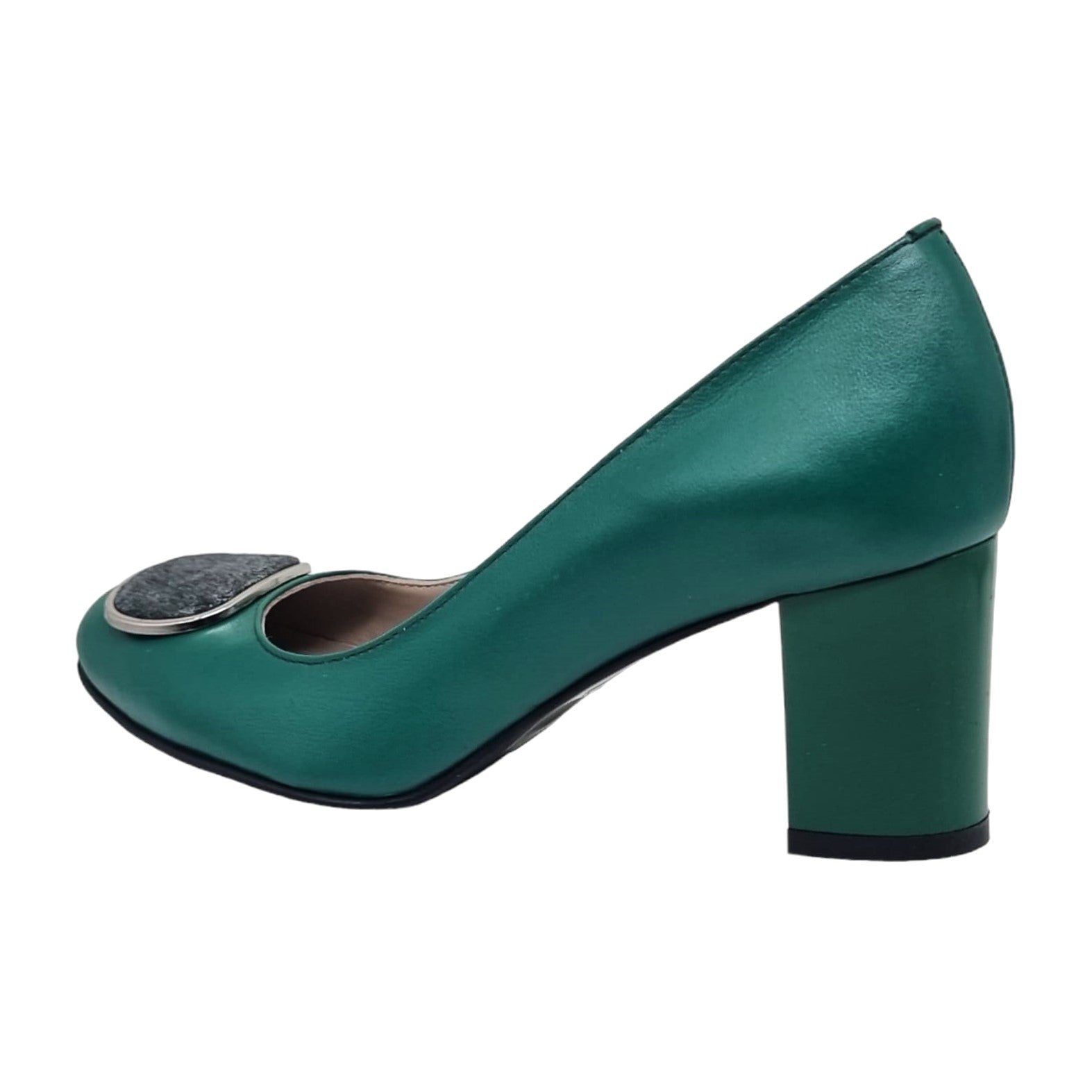 Pantofi Damă Eleganți Din Piele Naturală Verde 20626