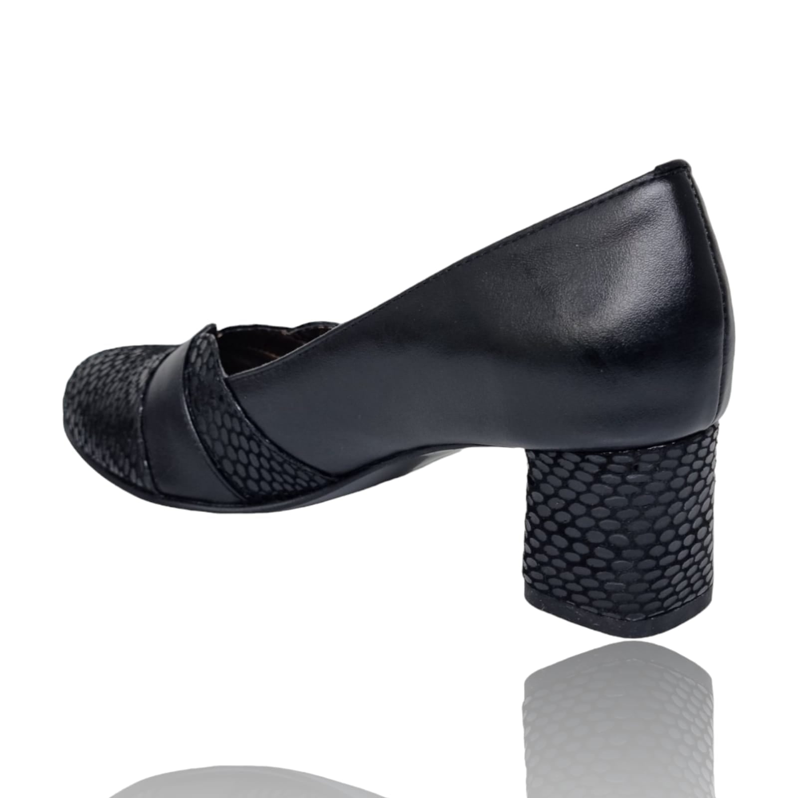 Pantofi Damă Eleganți Din Piele Naturală Neagră 20630