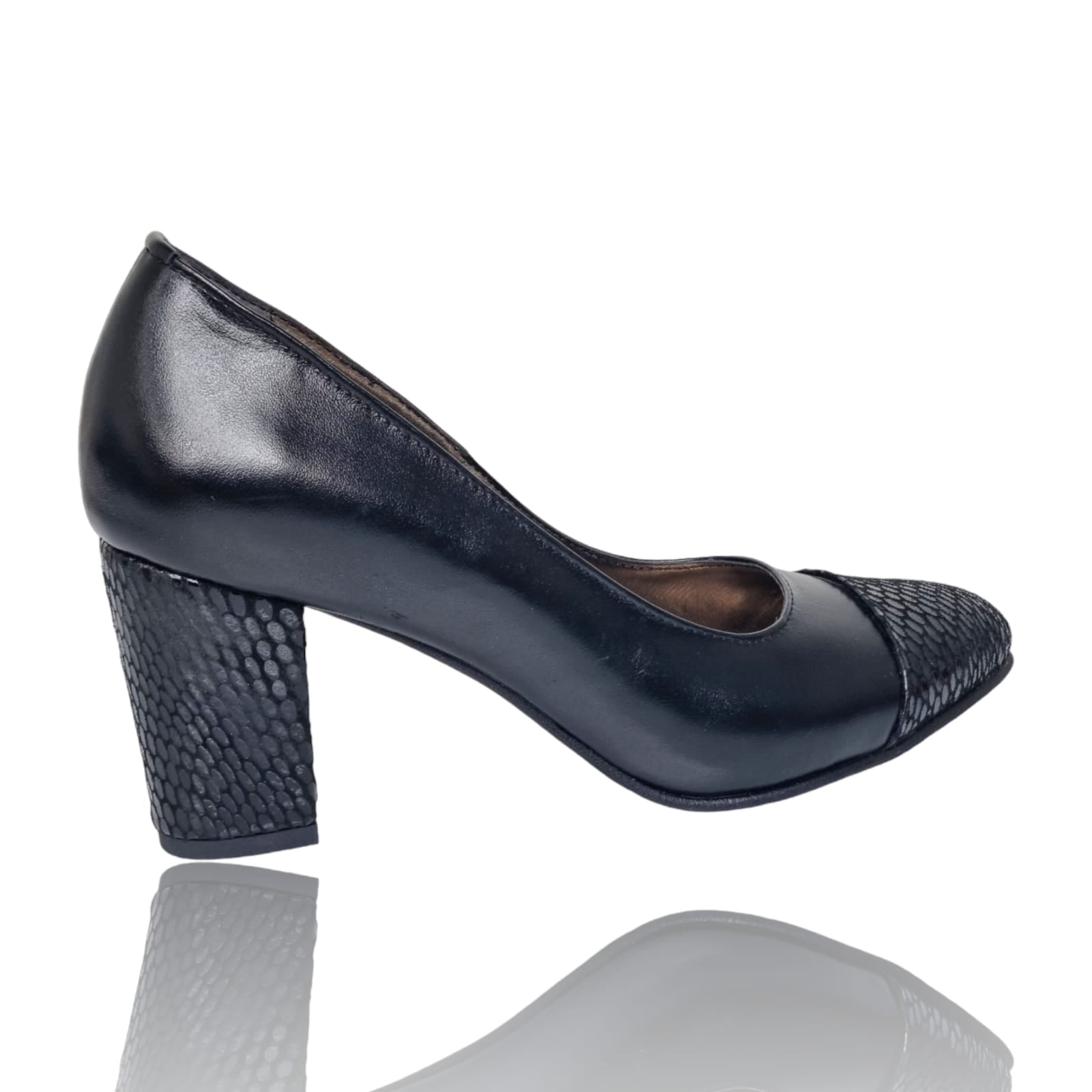 Pantofi Damă Eleganți Din Piele Naturală Neagră 20631