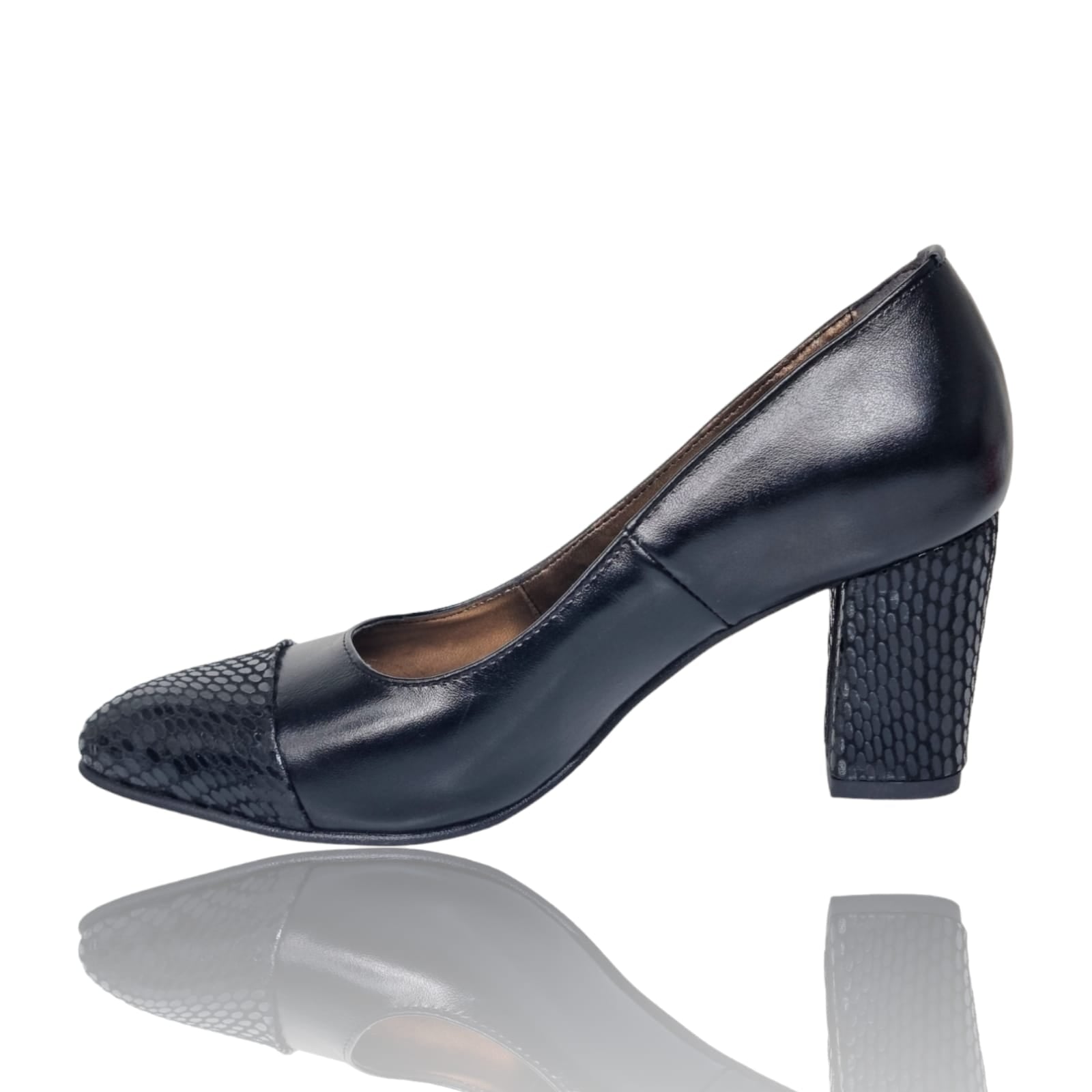 Pantofi Damă Eleganți Din Piele Naturală Neagră 20631