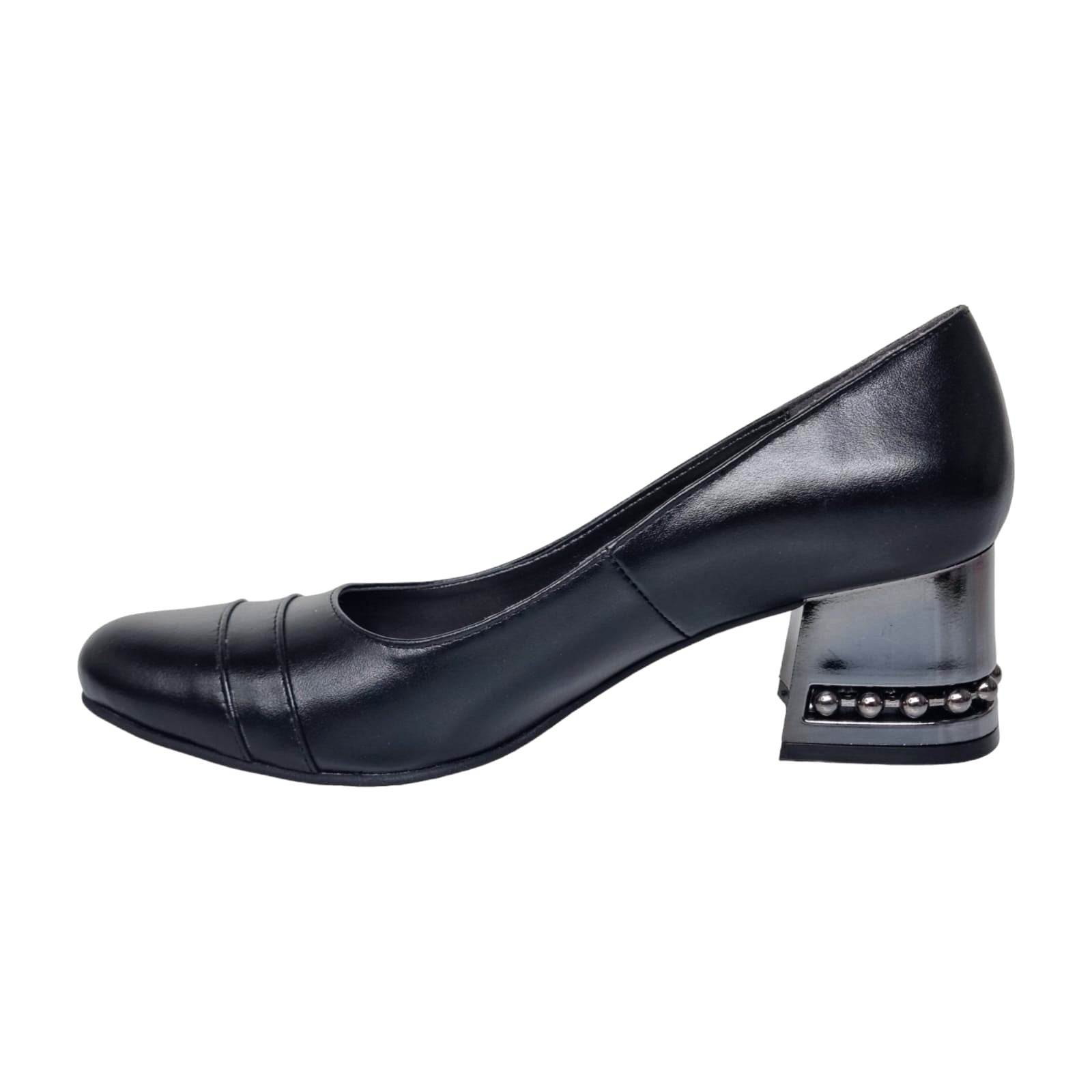 Pantofi Damă Eleganți Din Piele Naturală Neagră 20632