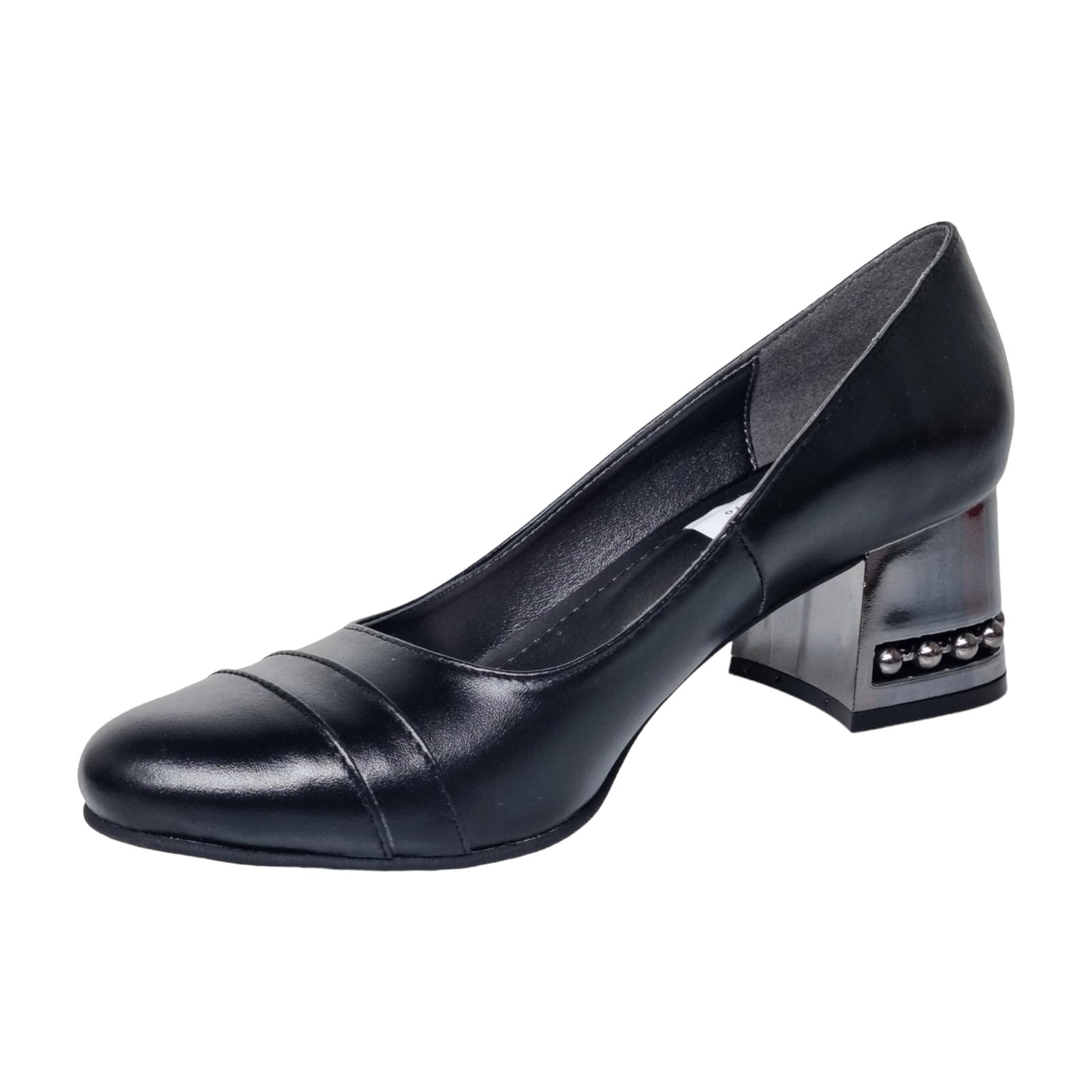 Pantofi Damă Eleganți Din Piele Naturală Neagră 20632