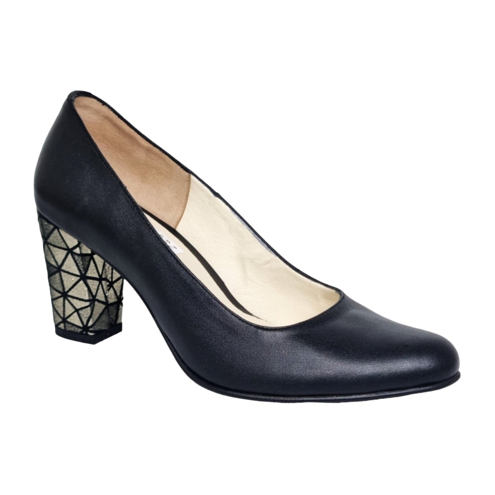 Pantofi Damă Eleganți Din Piele Naturală Neagră 20636