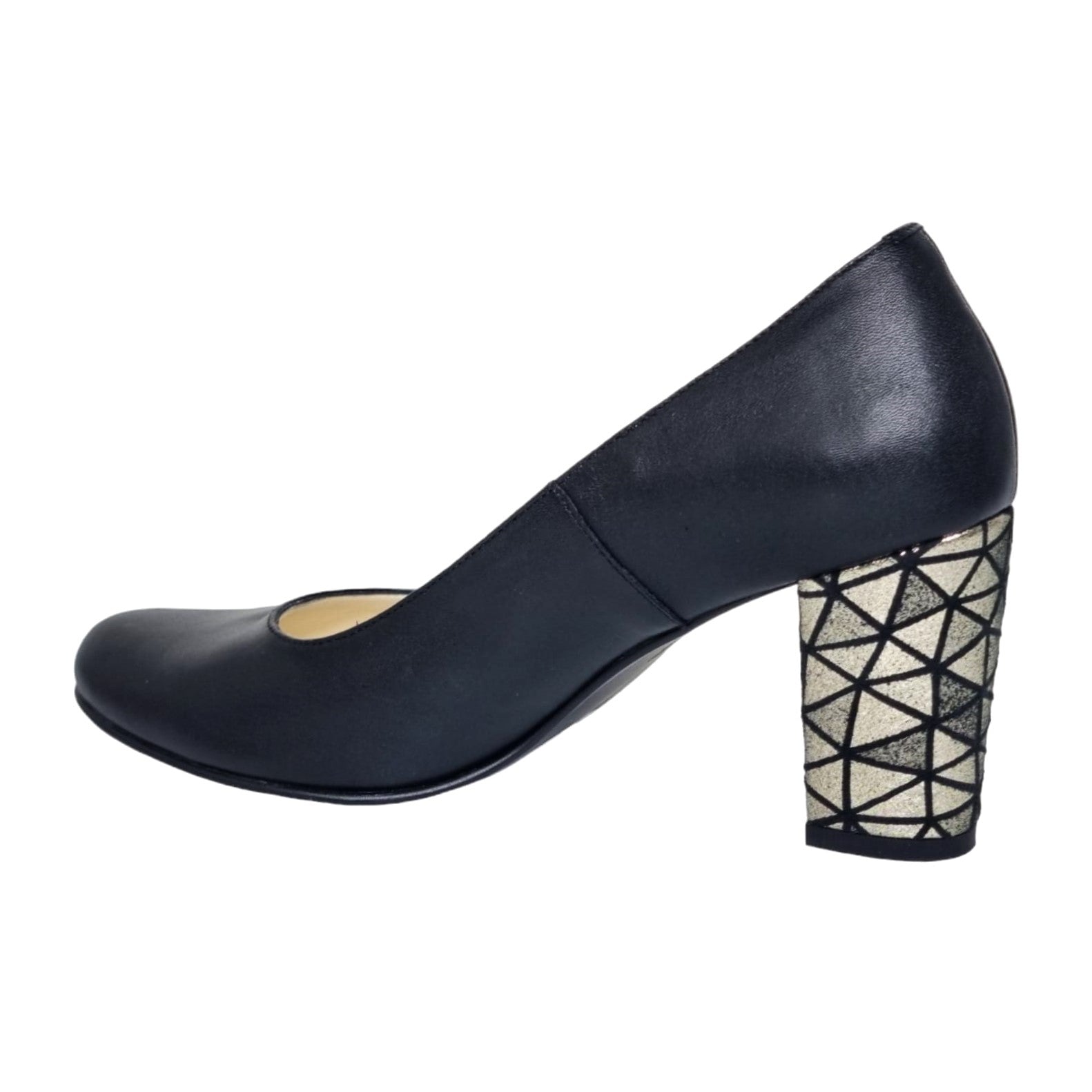 Pantofi Damă Eleganți Din Piele Naturală Neagră 20636