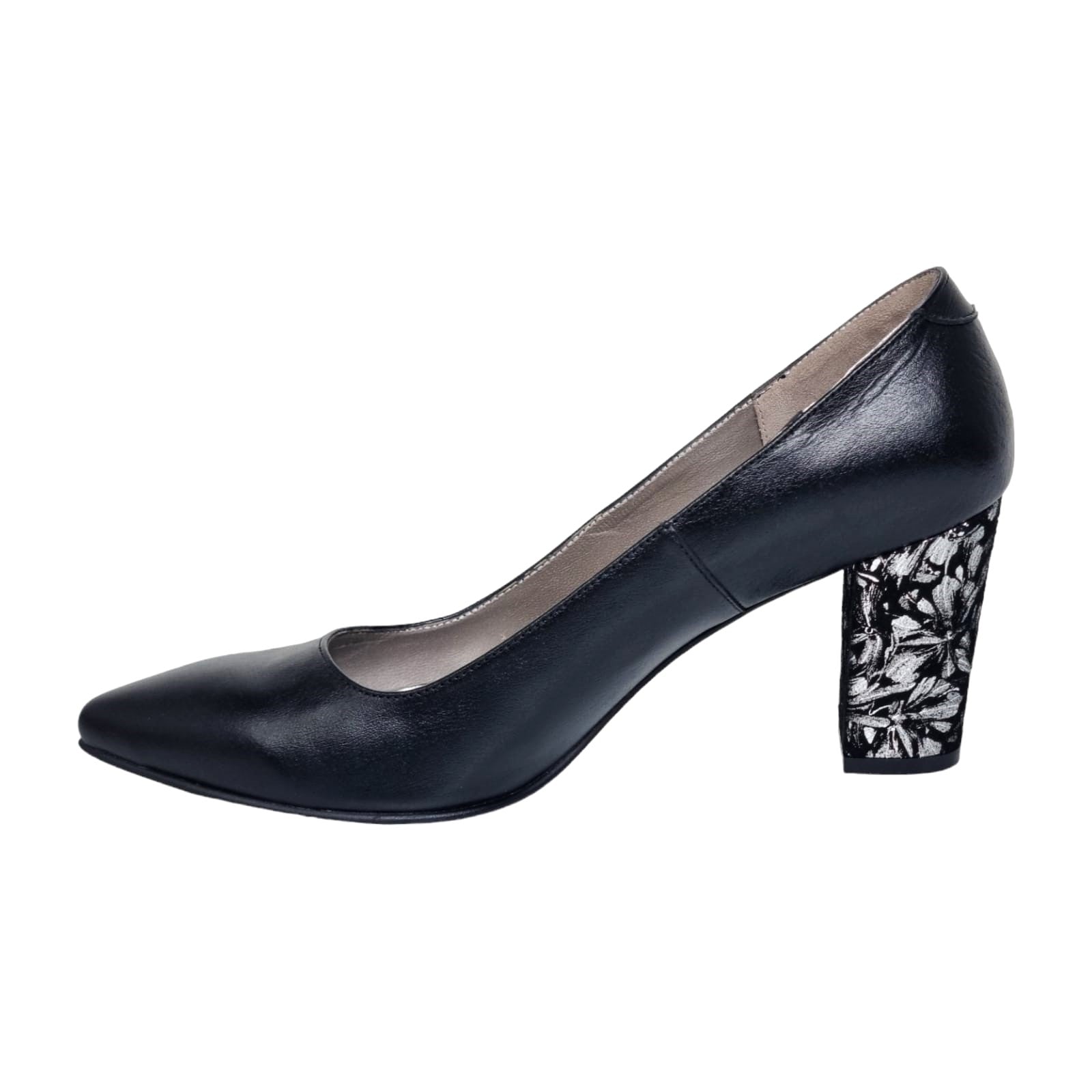 Pantofi Damă Eleganți Din Piele Naturală Neagră 20637