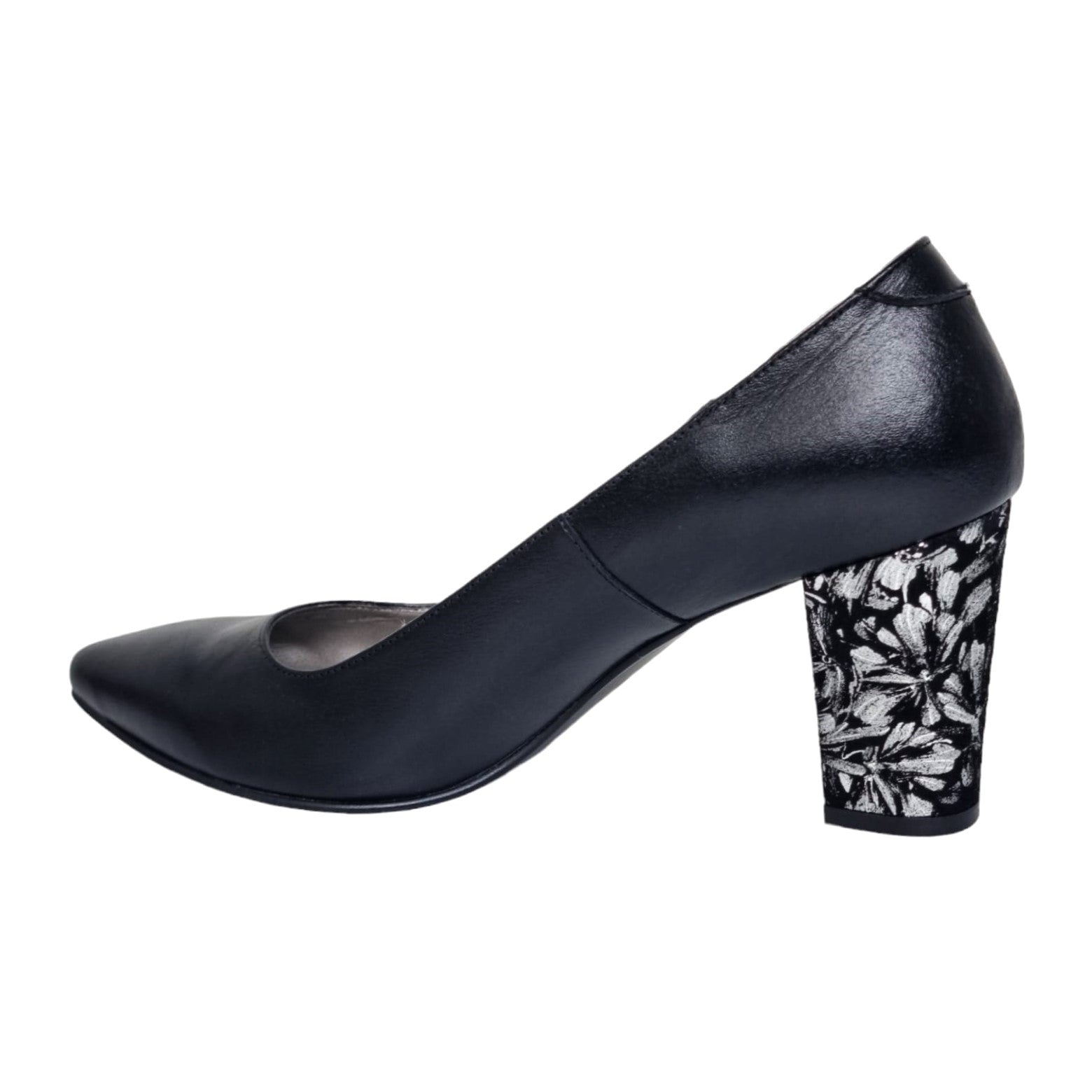 Pantofi Damă Eleganți Din Piele Naturală Neagră 20637