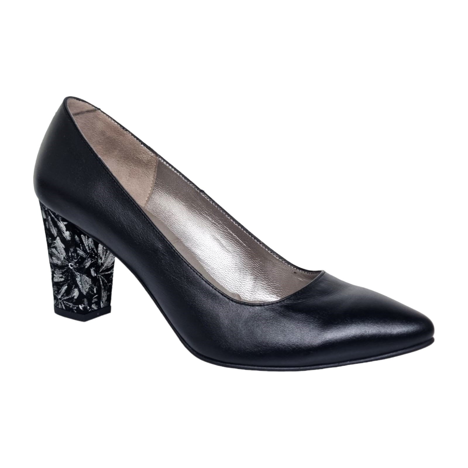 Pantofi Damă Eleganți Din Piele Naturală Neagră 20637