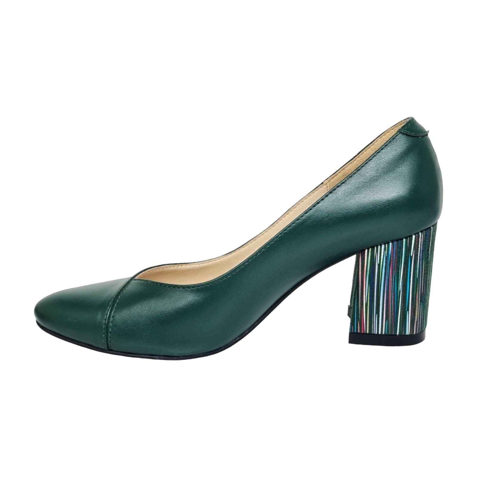 Pantofi Damă Eleganți Din Piele Naturală Verde 20641