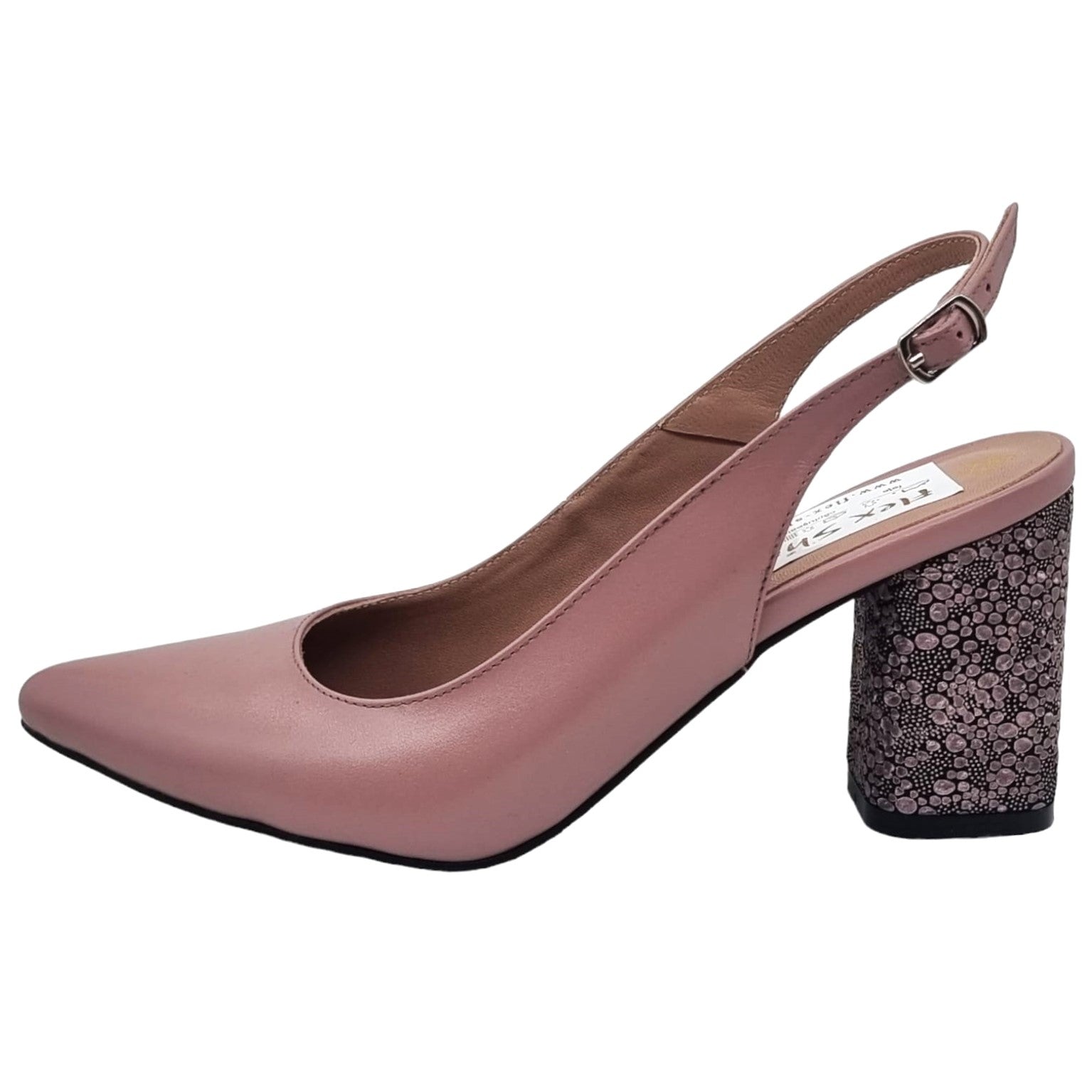 Pantofi Damă Eleganți Din Piele Naturală Nude 20450