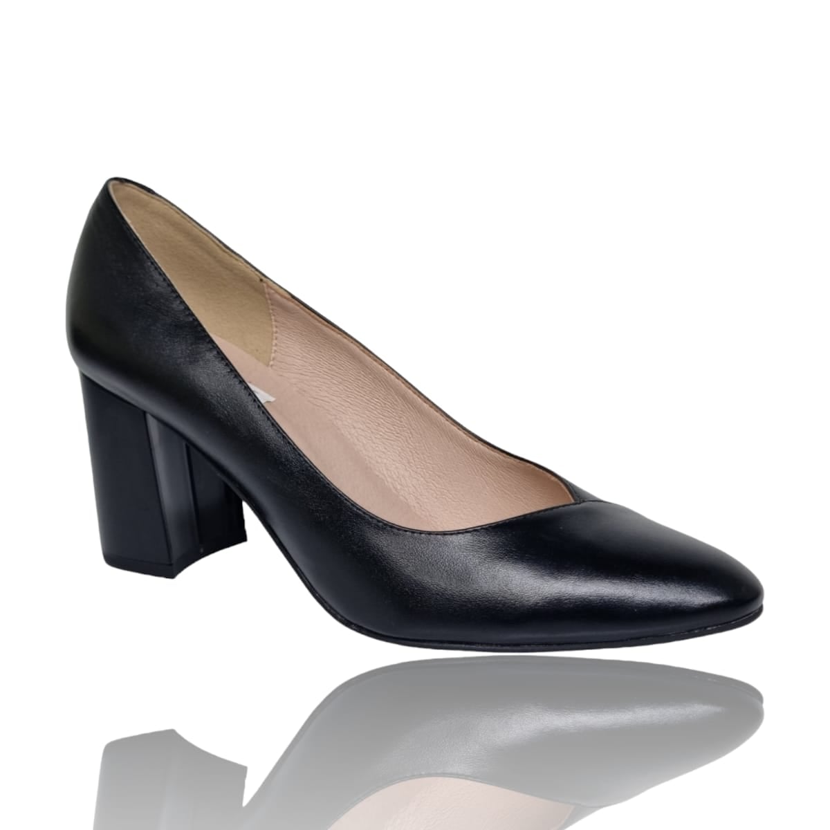 Pantofi Damă Eleganți Din Piele Naturală Neagră 20644