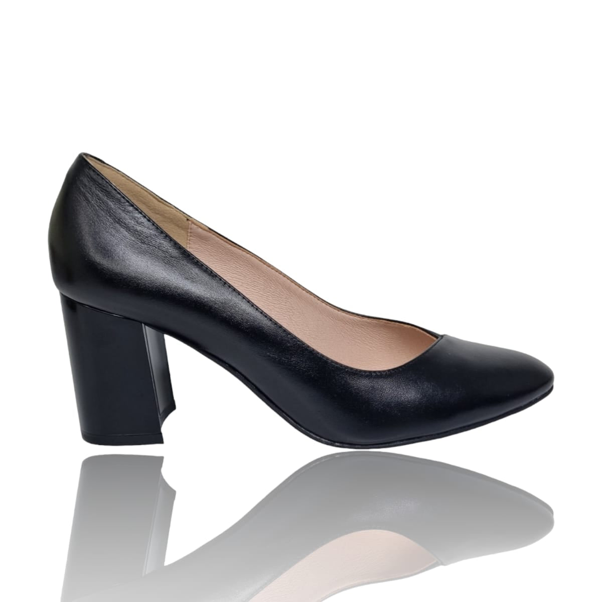 Pantofi Damă Eleganți Din Piele Naturală Neagră 20644