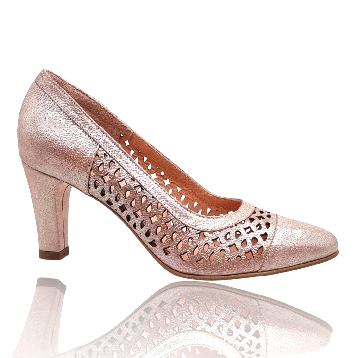 Pantofi Damă Eleganți Din Piele Naturală Nude 20646