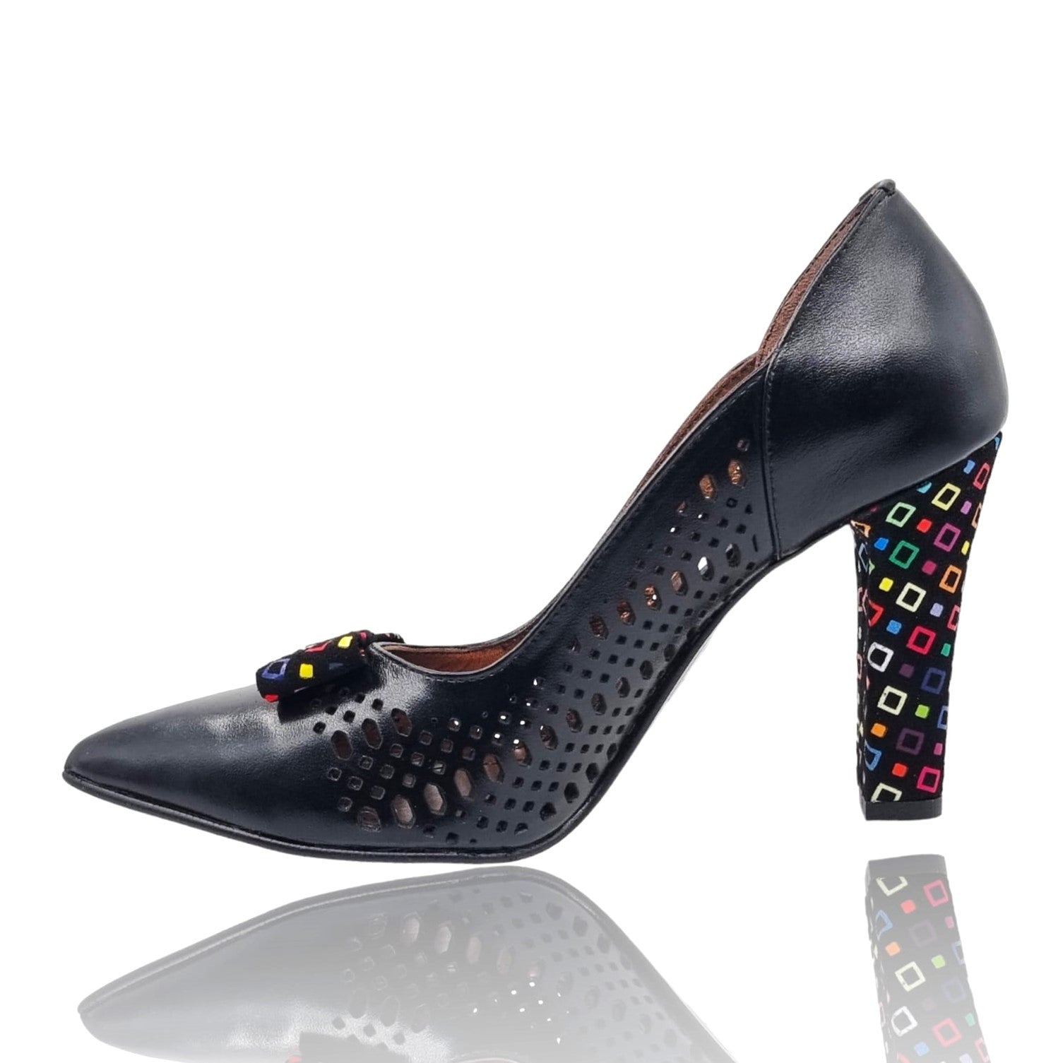 Pantofi Damă Eleganți Din Piele Naturală Neagră 20651