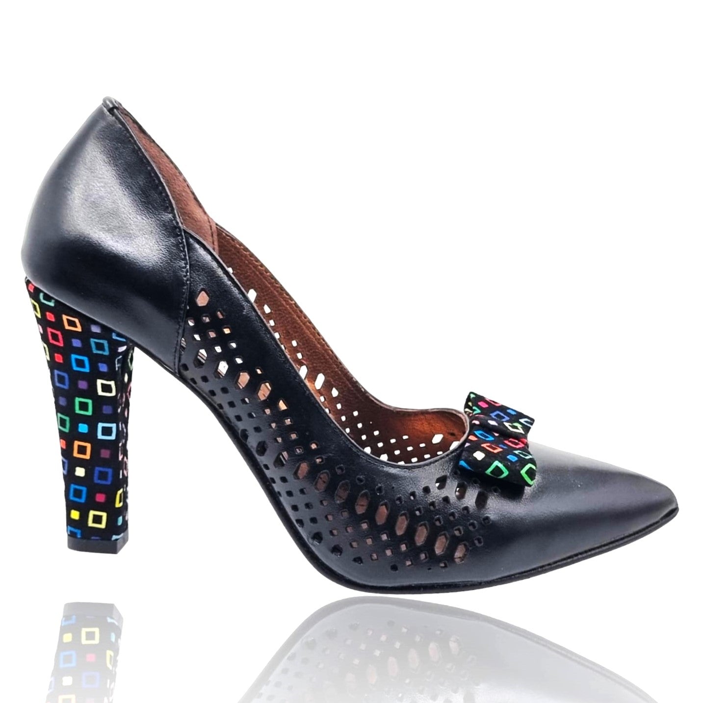 Pantofi Damă Eleganți Din Piele Naturală Neagră 20651