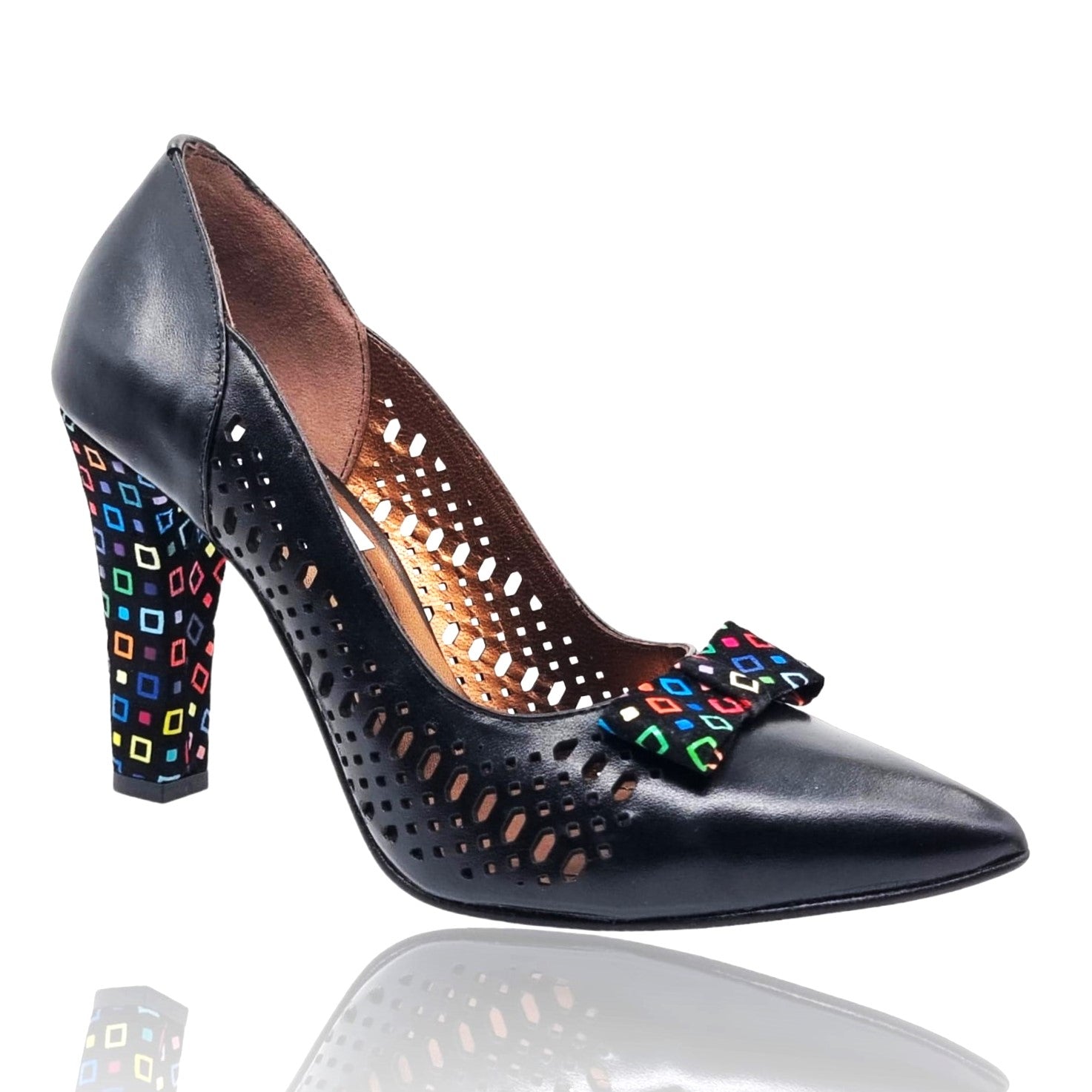 Pantofi Damă Eleganți Din Piele Naturală Neagră 20651