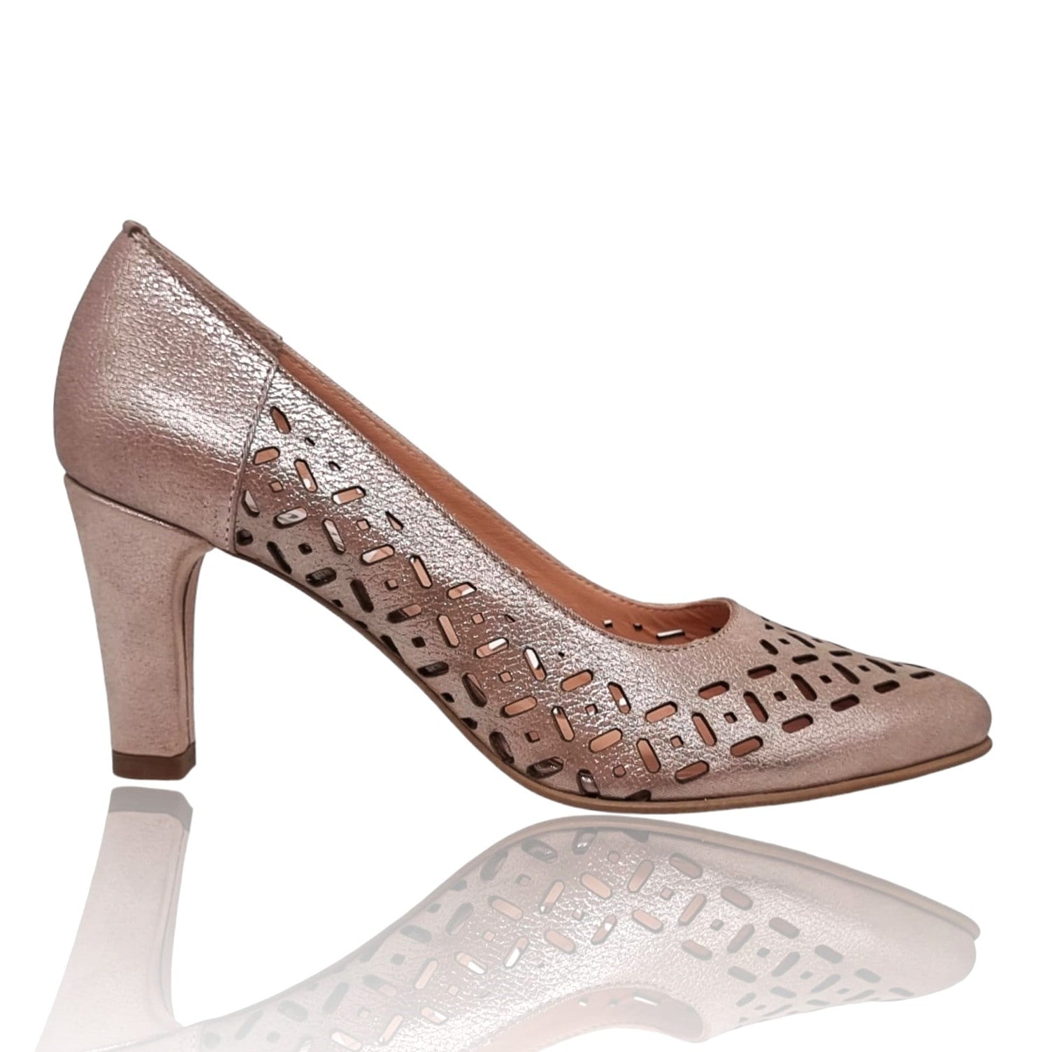 Pantofi Damă Eleganți Din Piele Naturală Nude 20663
